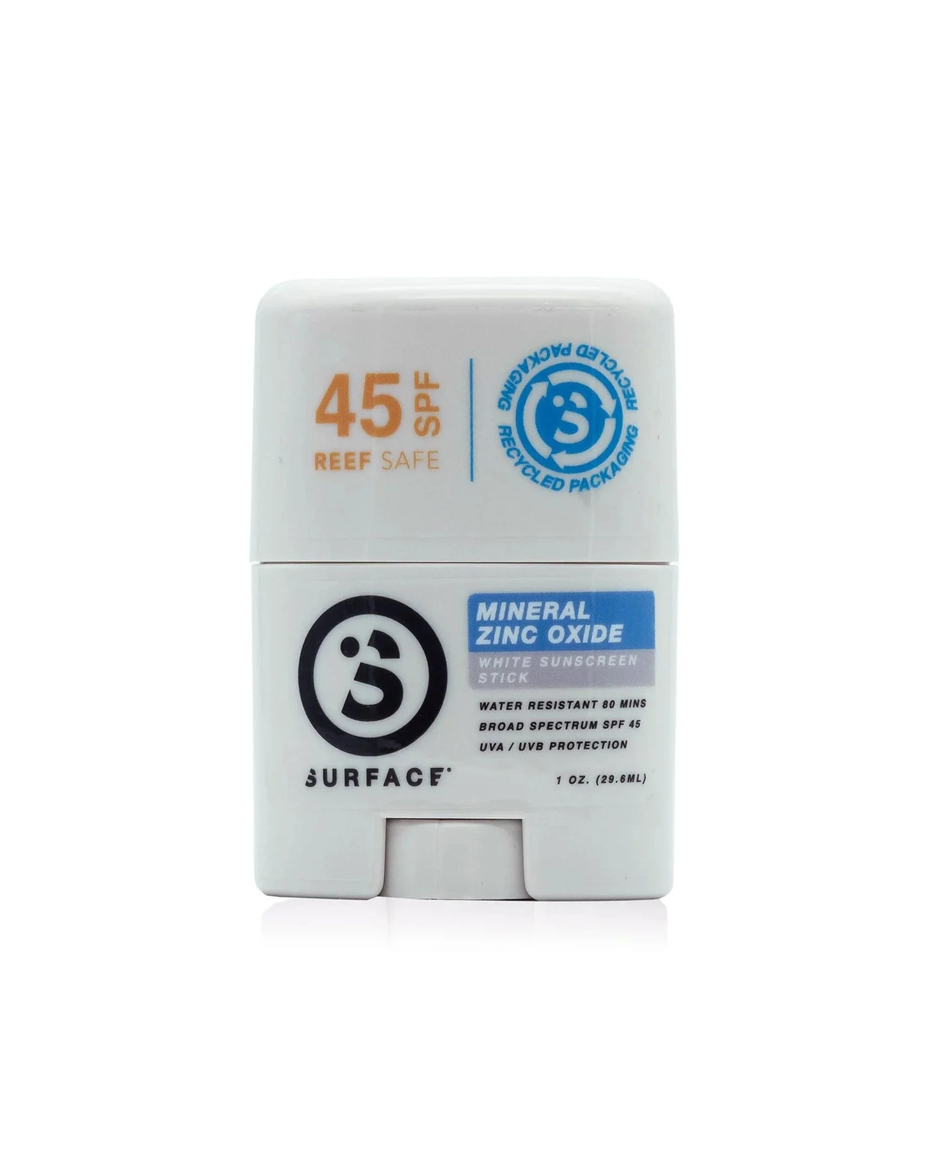 SPF 45 Zinc Oxide Facestick .5oz - White