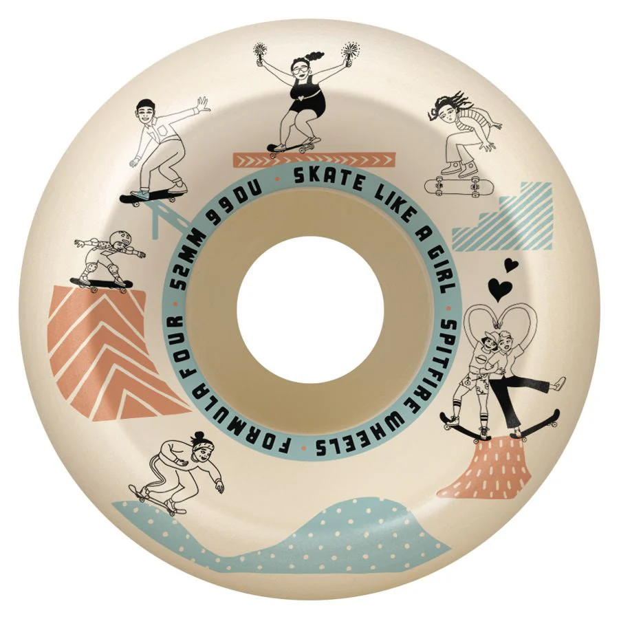 Spitfire Skate Like a Girl Natural 52mm