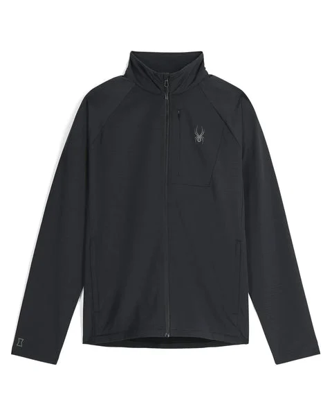 Spyder Mens Snow Layers Gridweb Full Zip Jacket