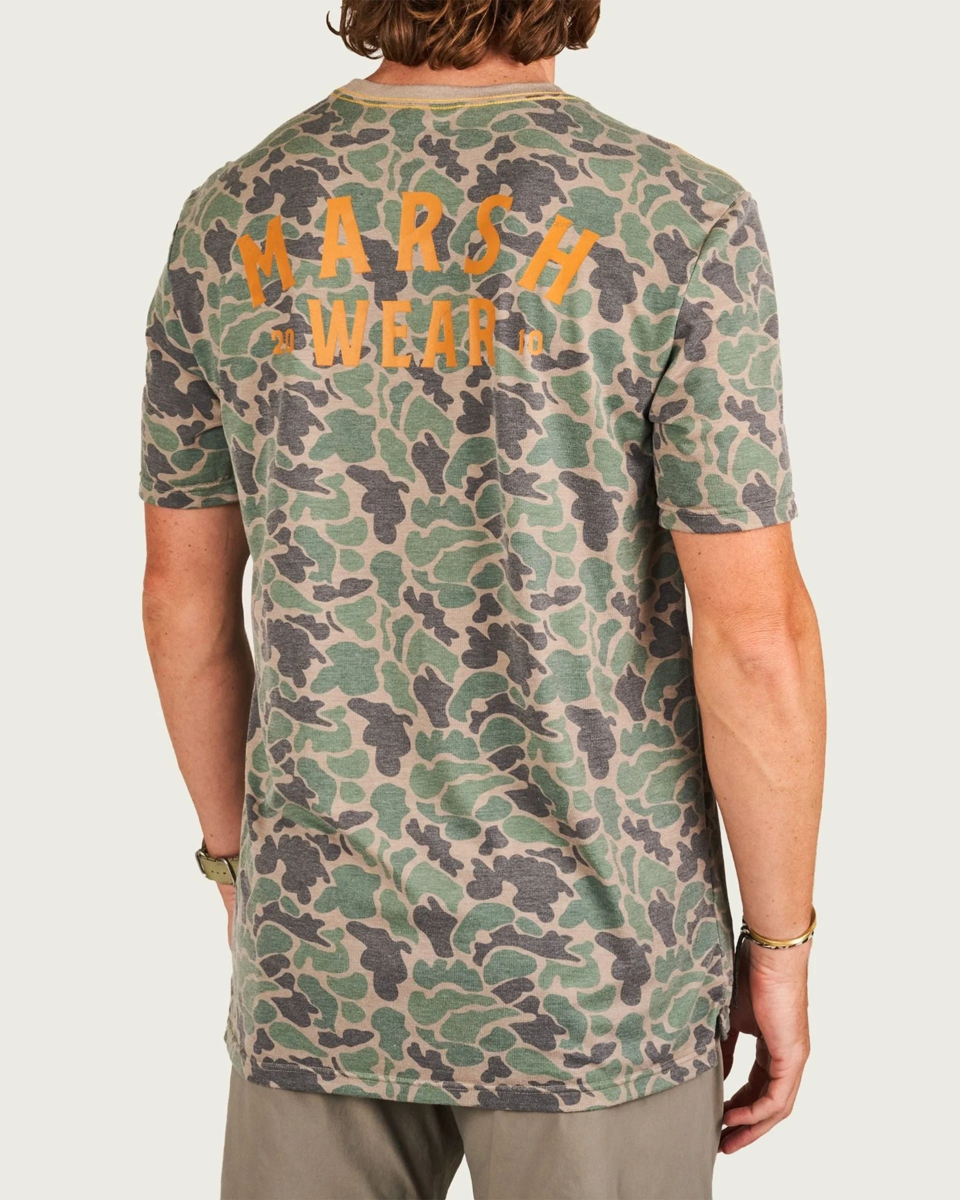Stackhouse Tech Tee - Green Camo
