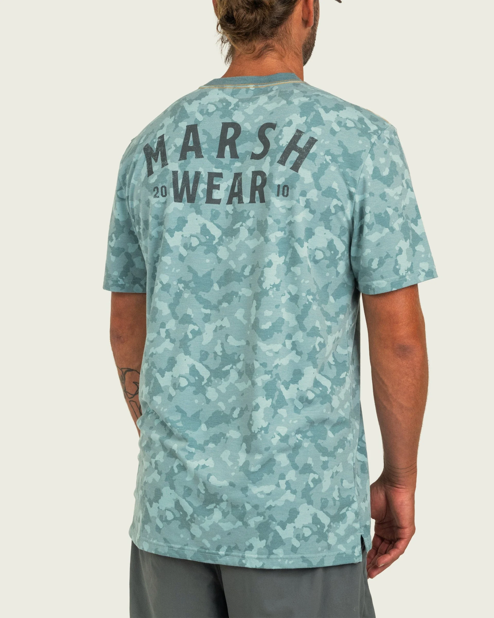 Stackhouse Tech Tee - Trellis Foxhole Heather