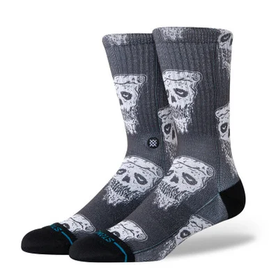 STANCE PIZZA FACE POLY CREW SOCKS (A556A24PIZ)