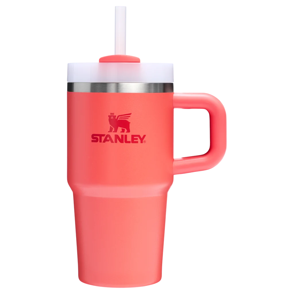 Stanley Quencher H2.0 FlowState 20 oz Tumbler-Hot Coral