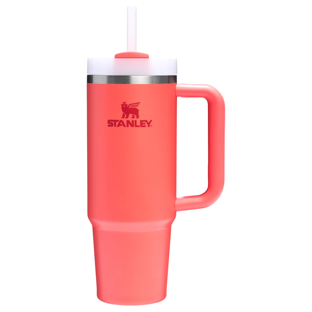 Stanley Quencher H2.0 FlowState 30 oz Tumbler-Hot Coral