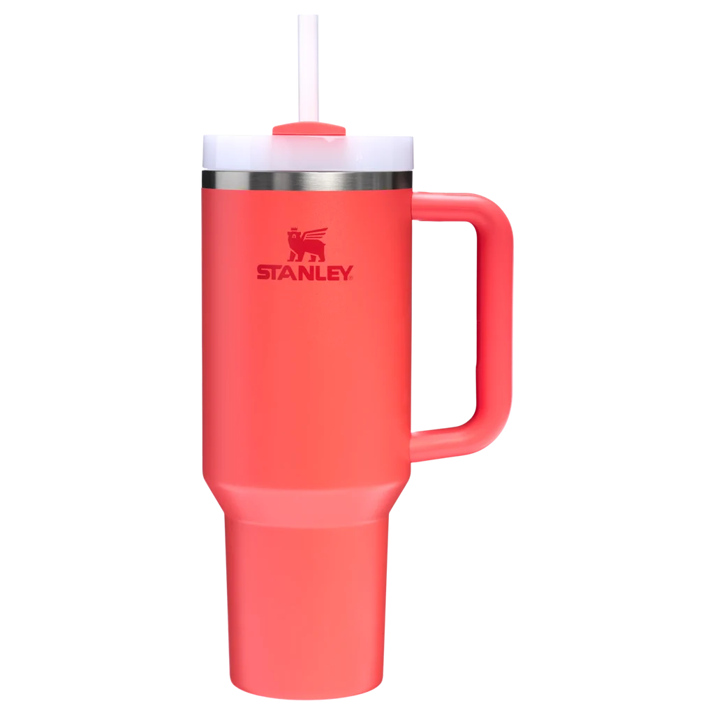 Stanley Quencher H2.0 FlowState 40 oz Tumbler-Hot Coral