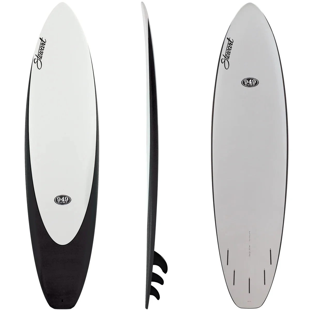 Stewart 7'6 Hydrocush 949-COMP (White/Blk)