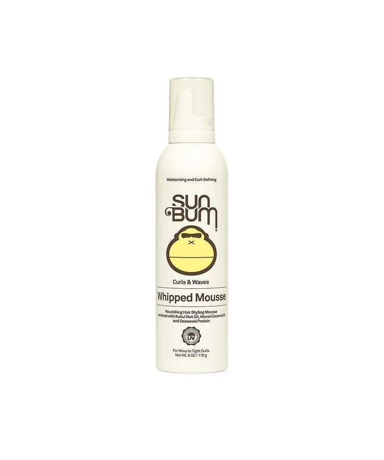 Sun Bum Curls & Waves Whipped Mousse-6 oz