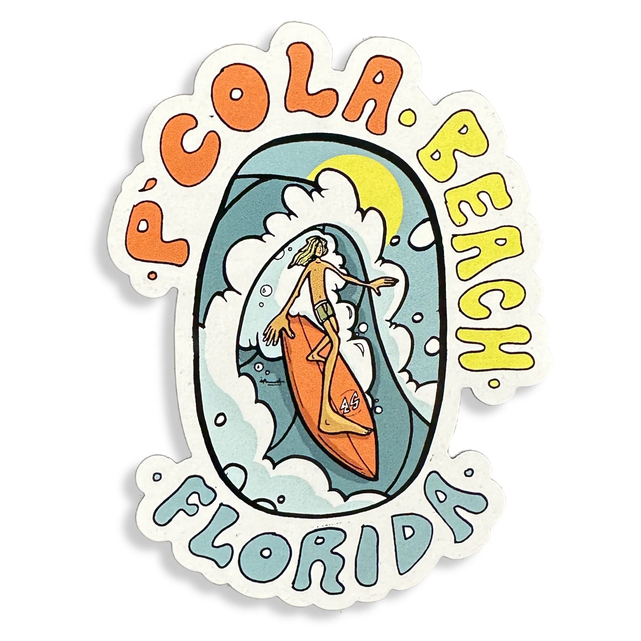 Surf Dude - P'cola Magnet