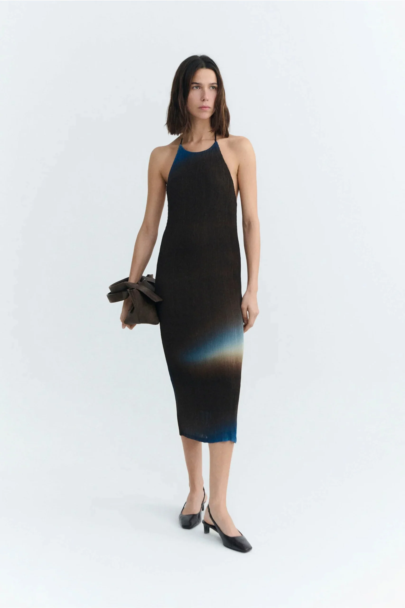 THINKING MU - MIRIAM PLEATED DRESS
