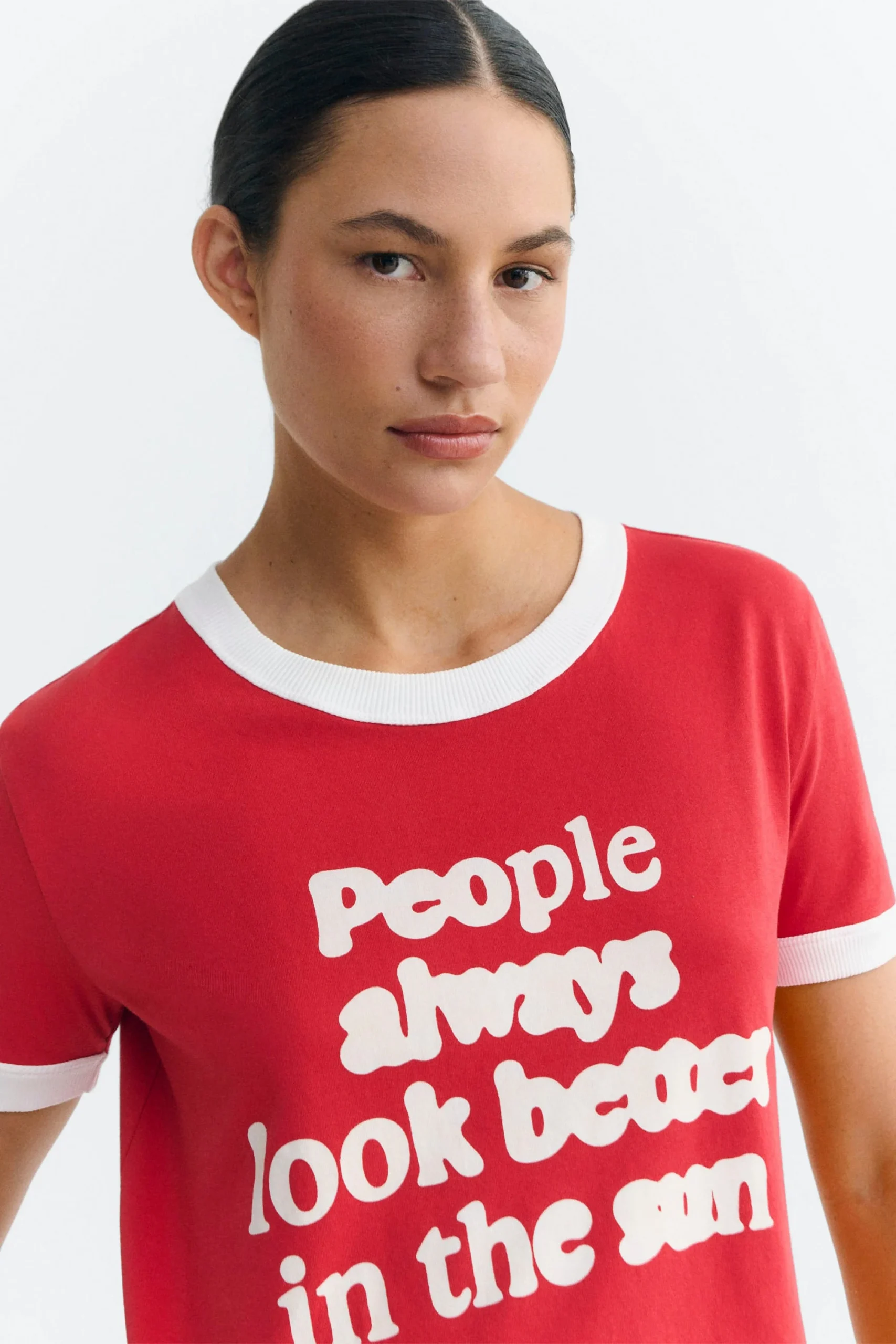 THINKING MU - ZOWIE TEE - PEOPLE RED