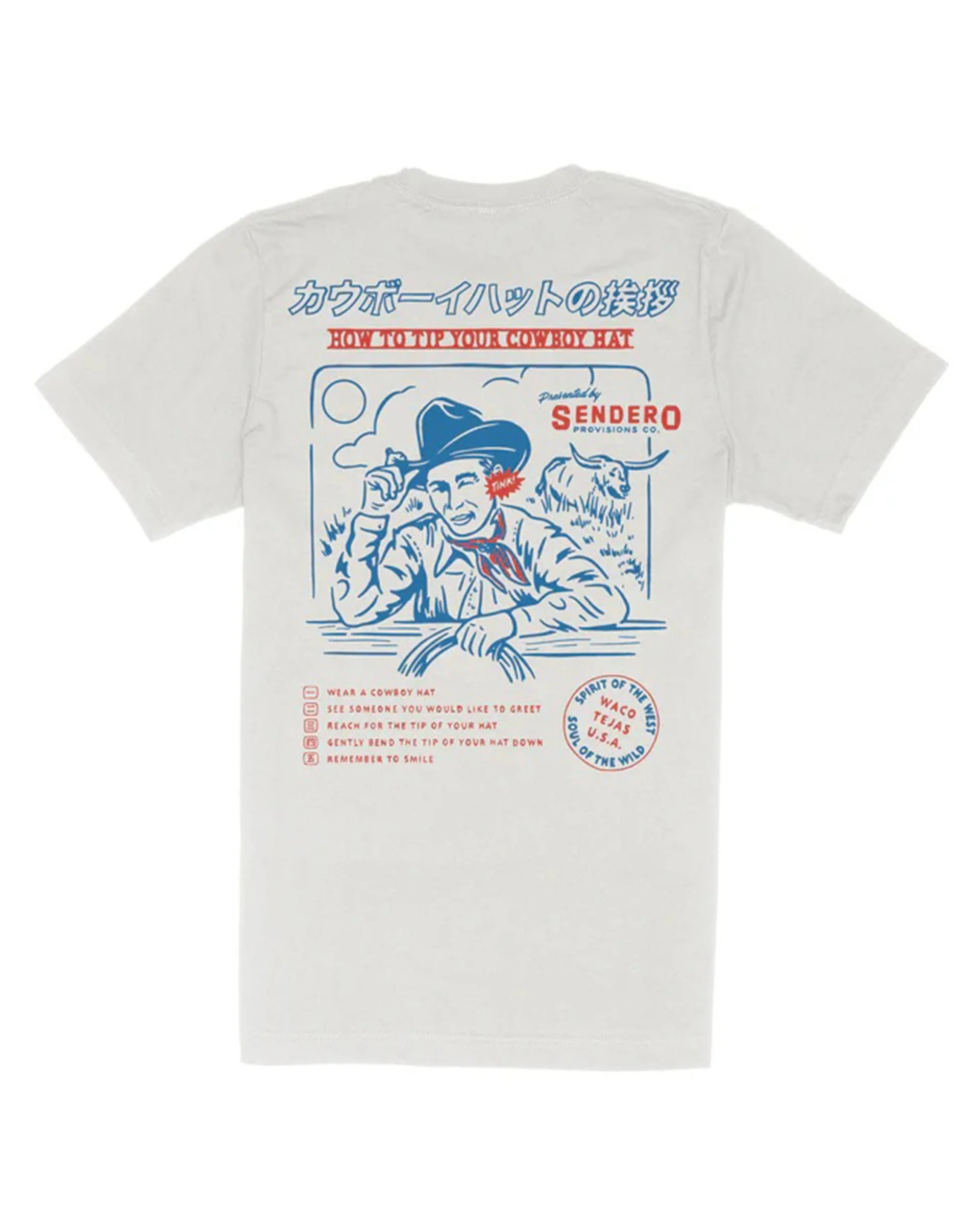 Tip Your Hat S/S T-Shirt - Vintage White