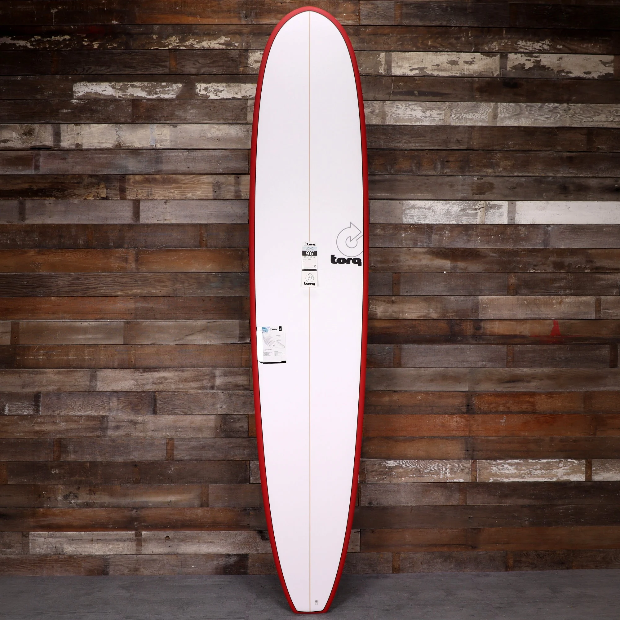 Torq Longboard TET 9'6 × 23 ½ × 3 ¼ Surfboard - Red Rail Pipeline