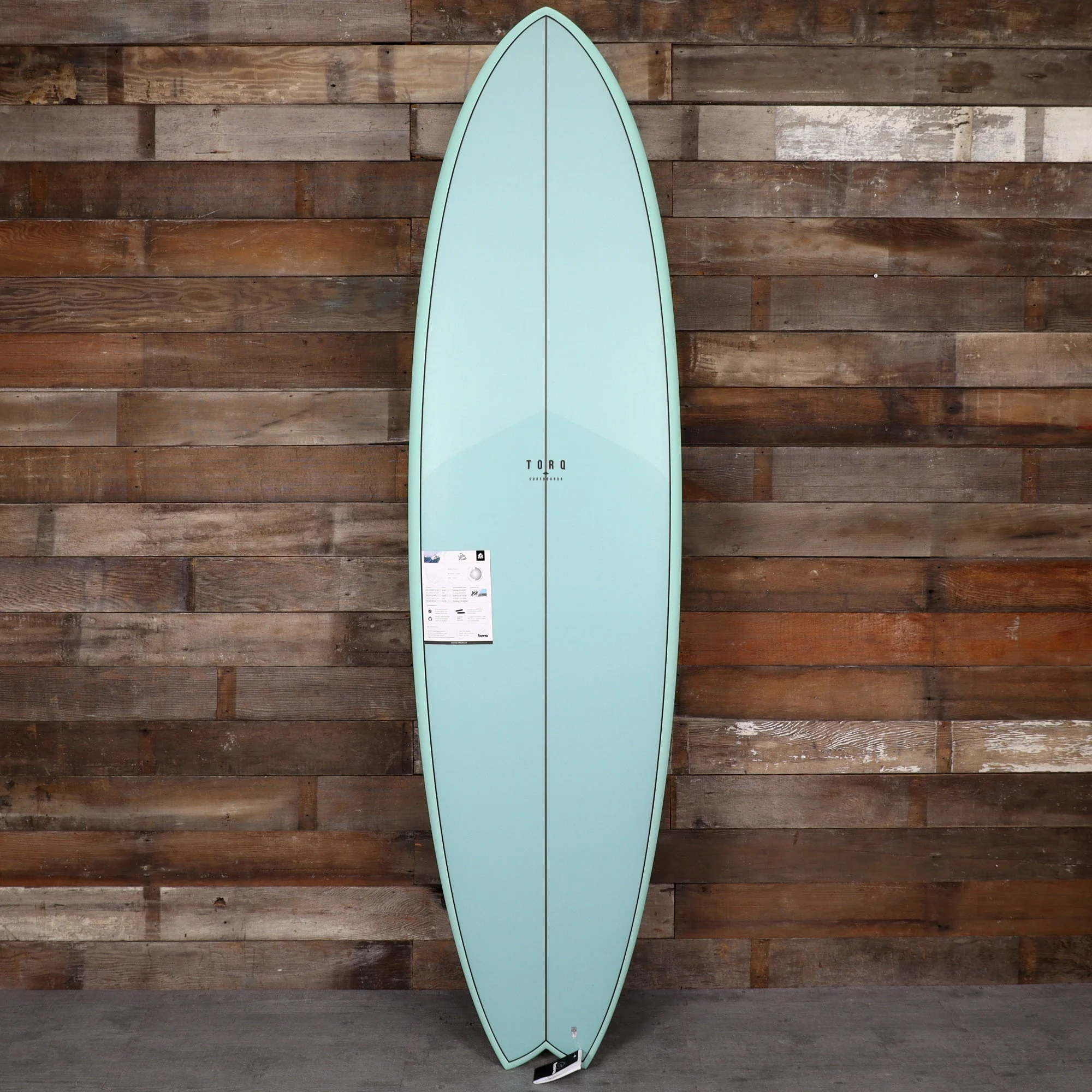 Torq Mod Fish TET 7'2 × 22 ½ × 3 Surfboard - Seaglass