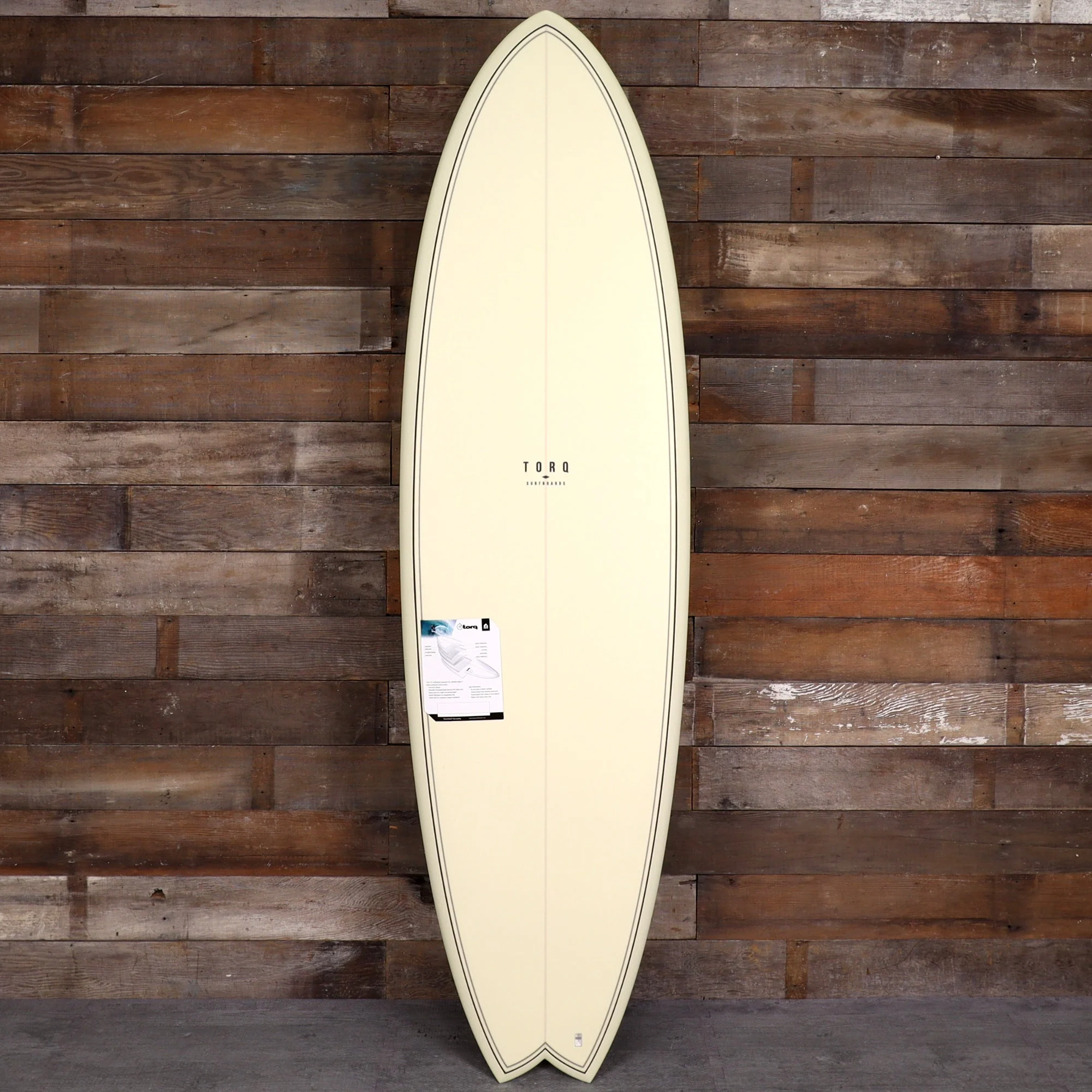Torq ModFish TET 6'3 × 20 ½ × 2 ½ Surfboard - Cream Pattern