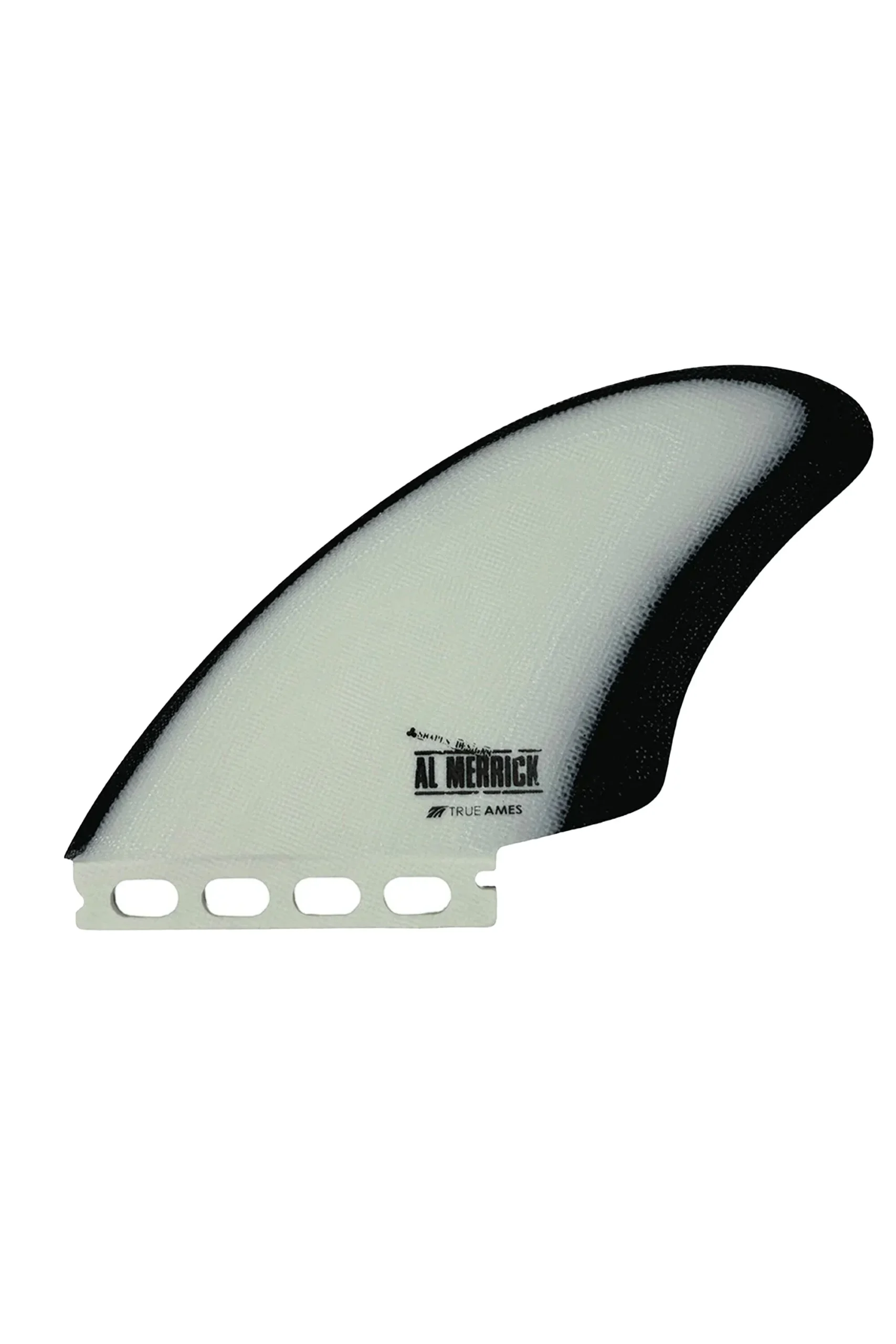 TRUE AMES - CHANNEL ISLANDS KEEL - WHITE BLACK - 2FINS