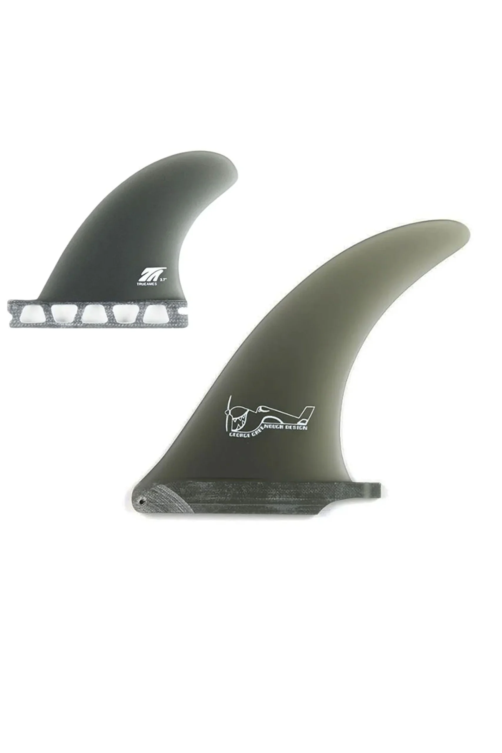TRUE AMES - GEORGE GREENOUGH 4A 6.5 + SIDE BITES 3.25 - SMOKE - 2+1FIN