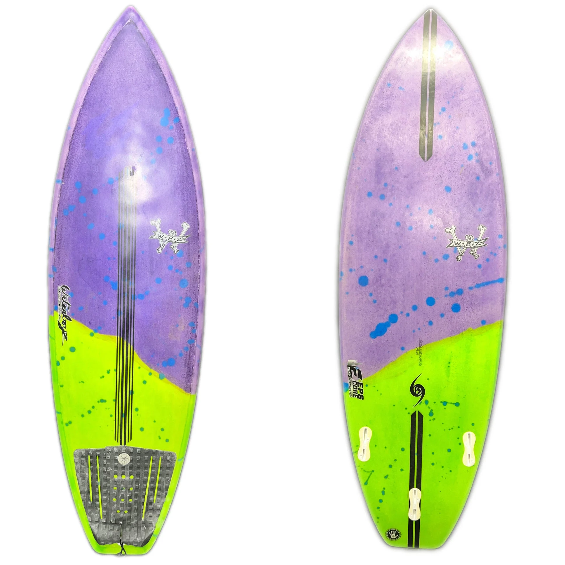 Used WBZ 5'1" Dragon Purple/Green