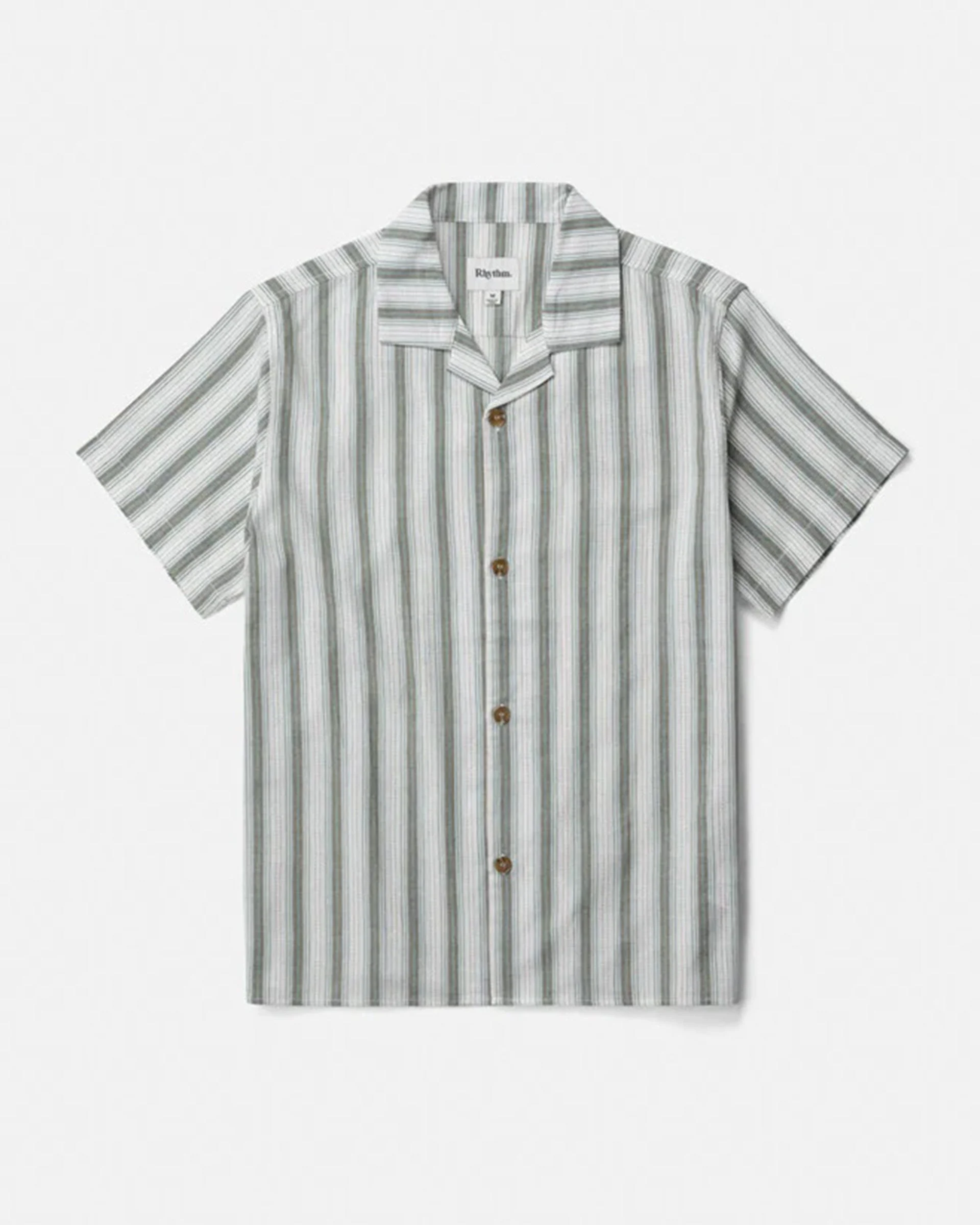 Vacation Stripe S/S Shirt - Fern