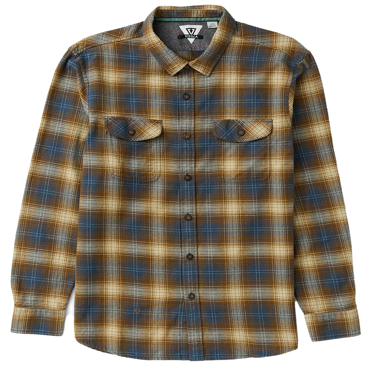 Vissla Central Coast Eco Long Sleeve Button-Up Flannel Shirt • 2025