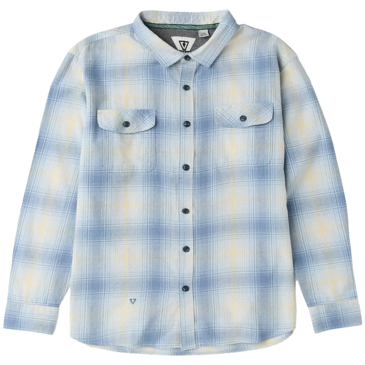 Vissla Central Coast Eco Long Sleeve Button-Up Flannel Shirt