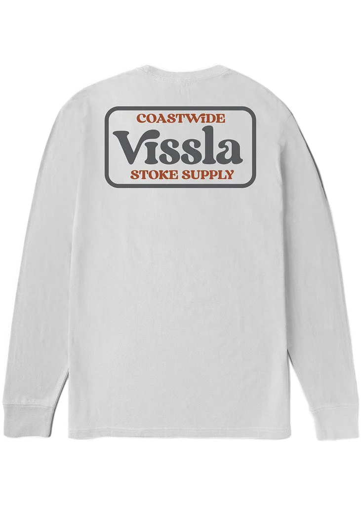 Vissla Coastwide L/S Tee-White