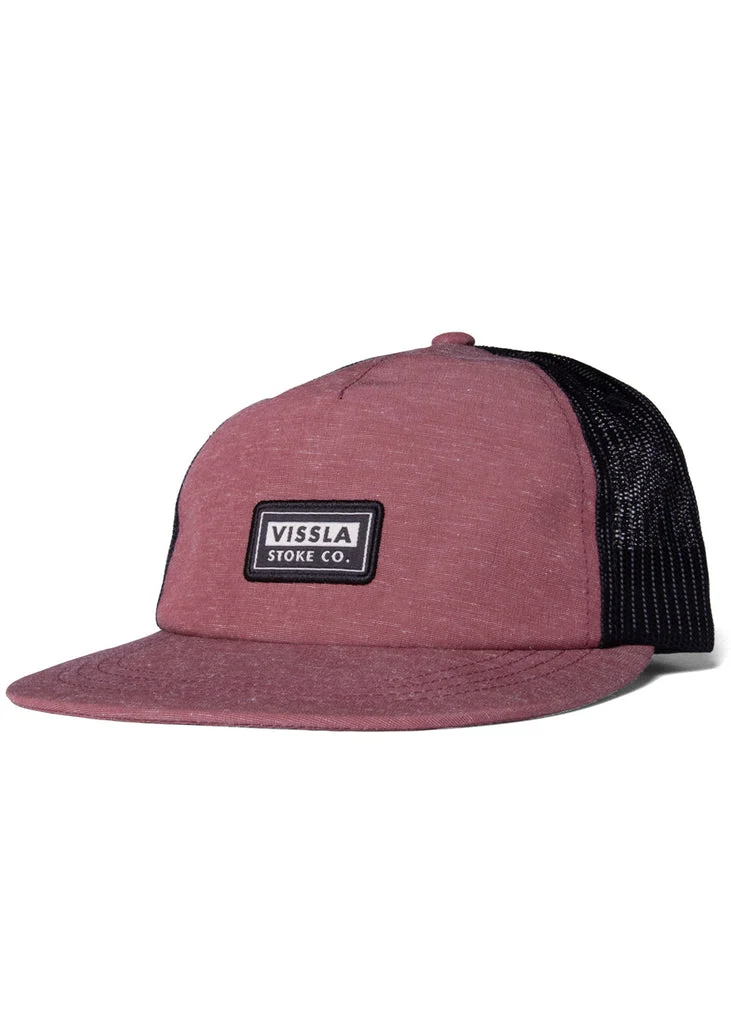 Vissla Lay Day Eco Trucker II Hat-Brick