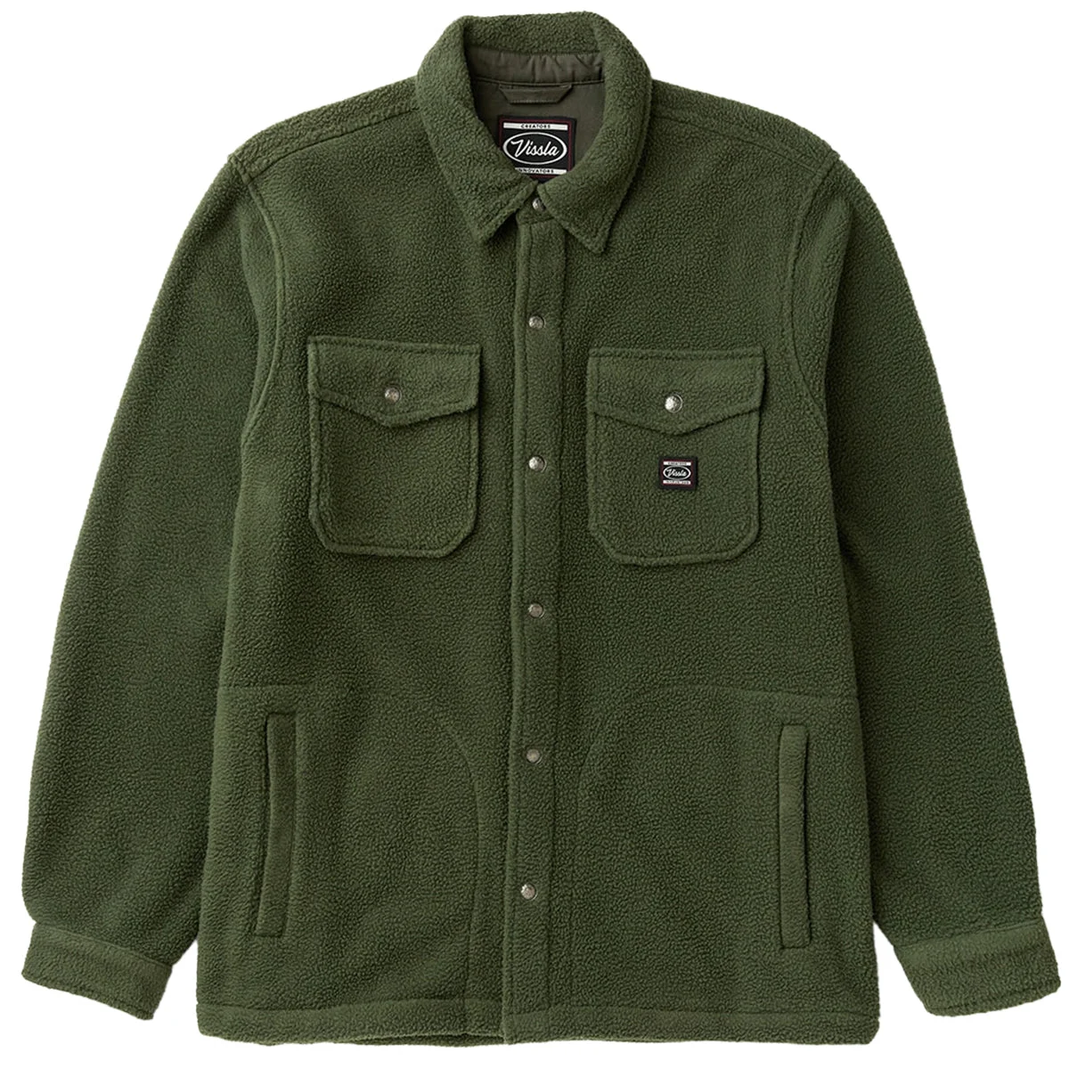 Vissla Peaks Sherpa Solid Eco Long Sleeve Button-Up Shirt