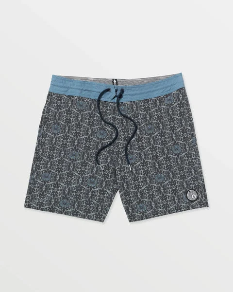 Volcom Mens Boardshorts Psych Cotton Stretch Stoney 17"