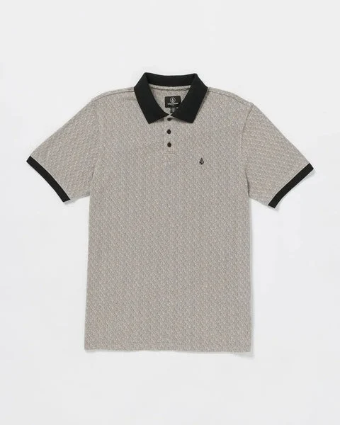 Volcom Mens Knit Natural Stone Polo