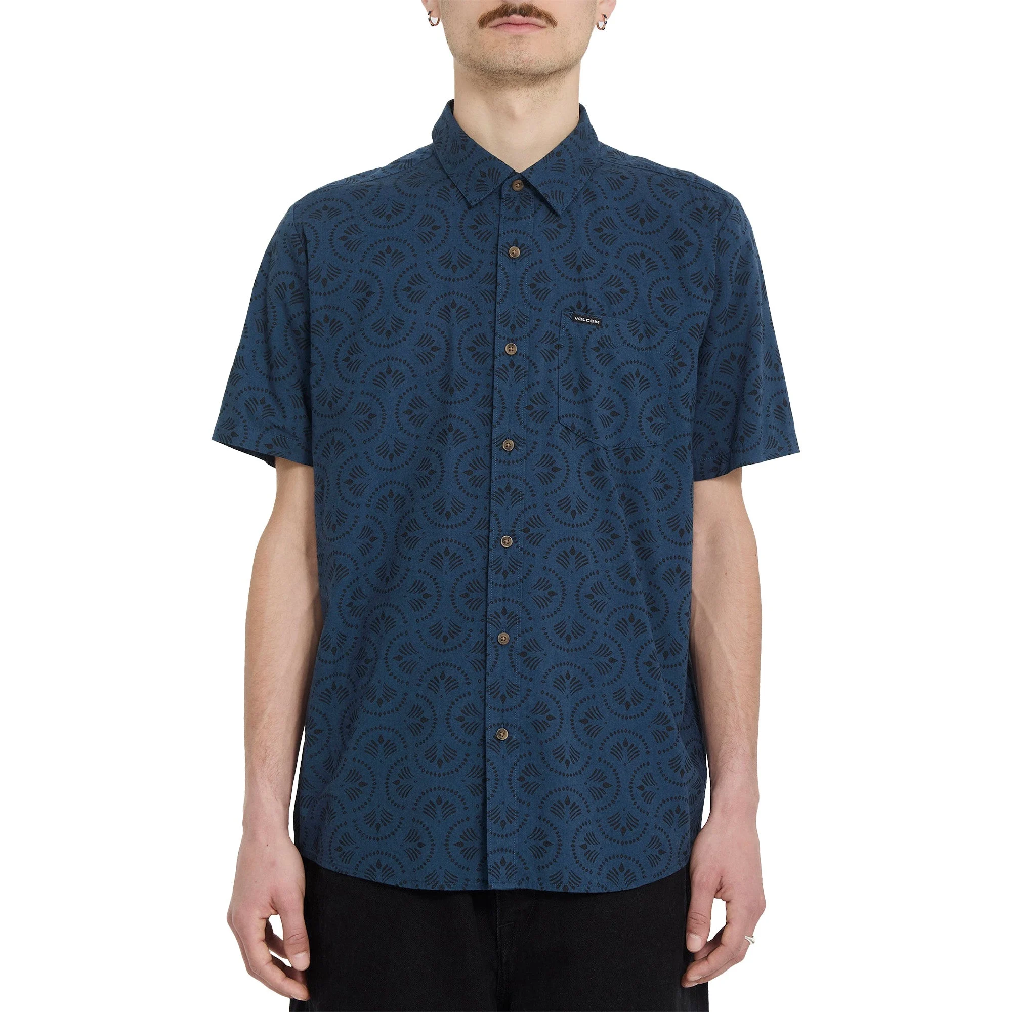 Volcom Scaler Stone Short Sleeve Button-Up Shirt