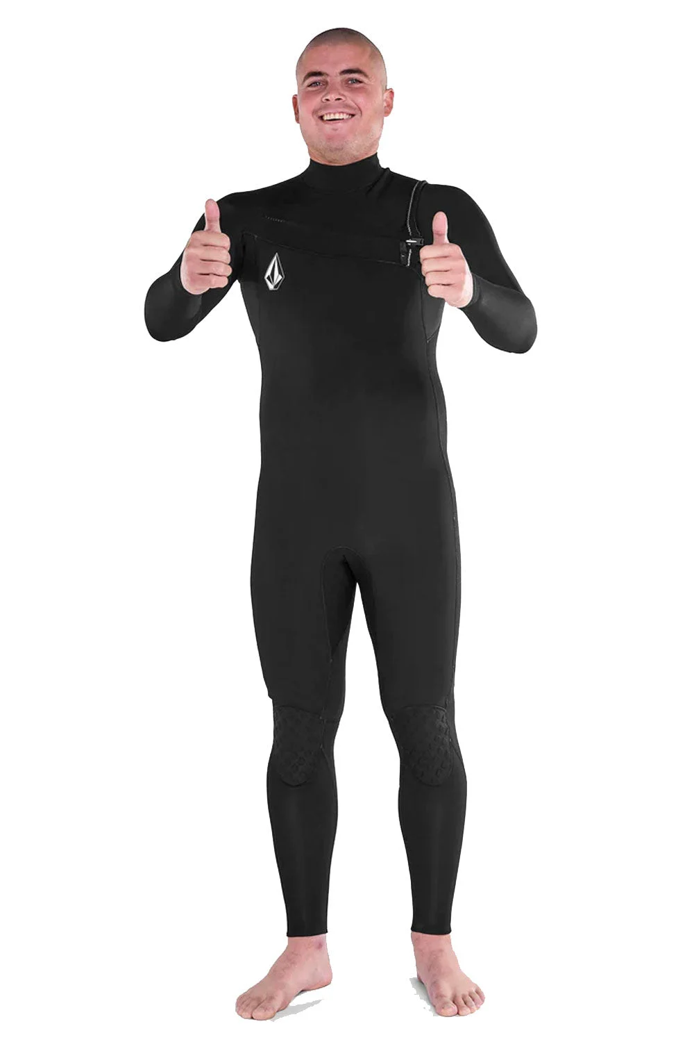 VOLCOM - WETSUIT - 3/2MM - CHEST ZIP - BLACK - MAN