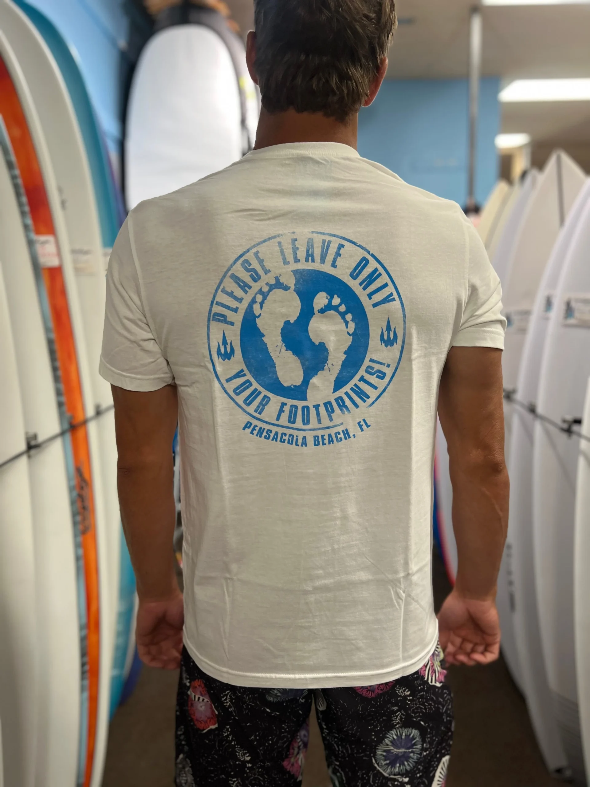Waterboyz Leave Only Your Footprints S/S T-shirt