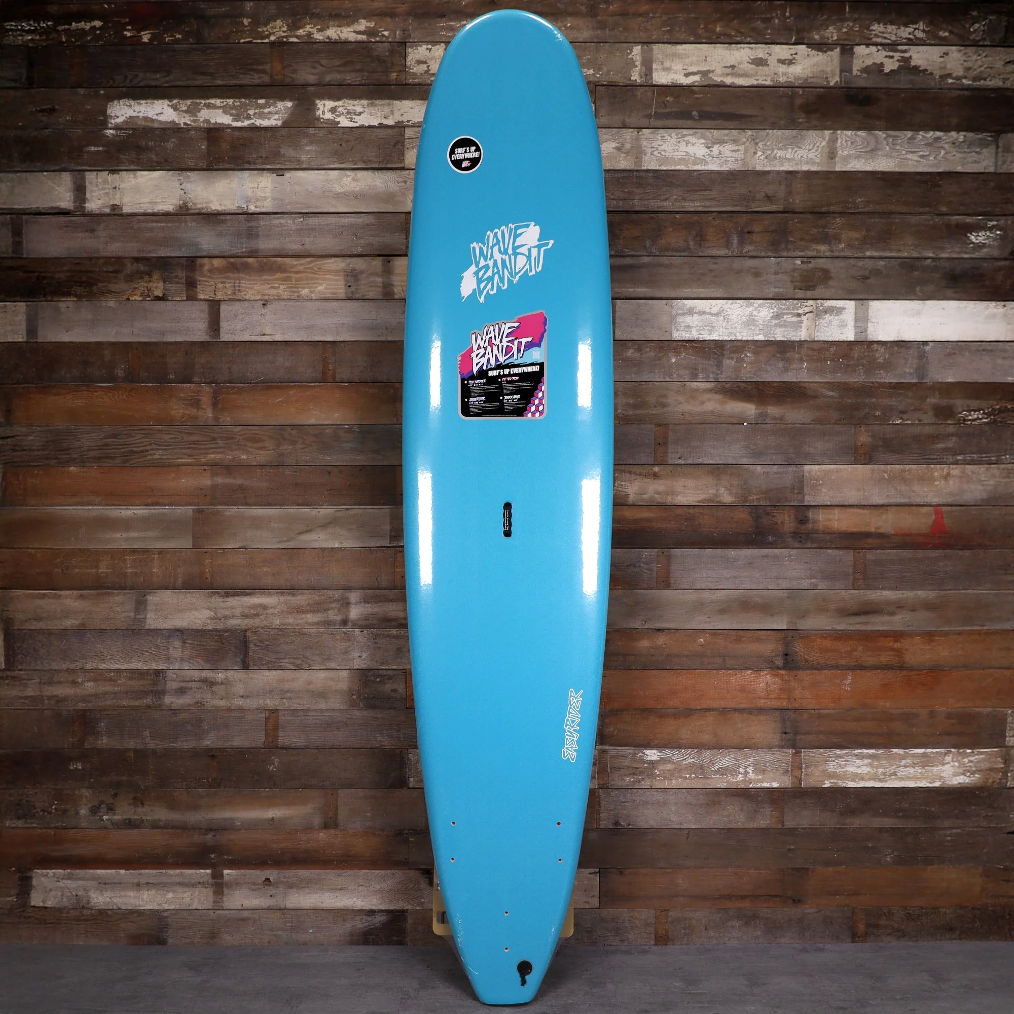 Wave Bandit Easy Rider 9'0 × 24 × 3 ½ Surfboard - Blue/White Bolt