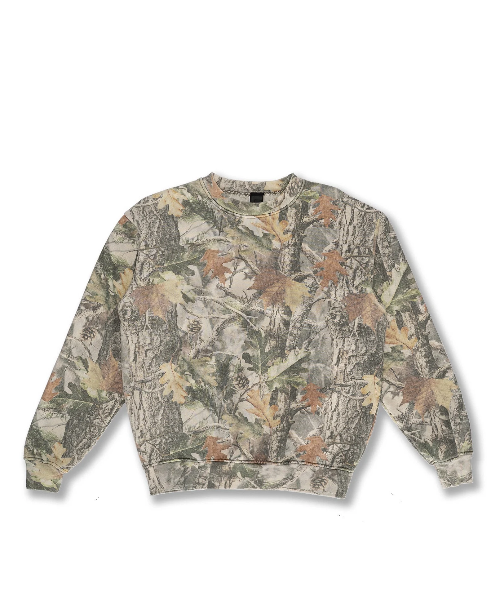 Weathered Wood Camo Crewneck Sweatshirt