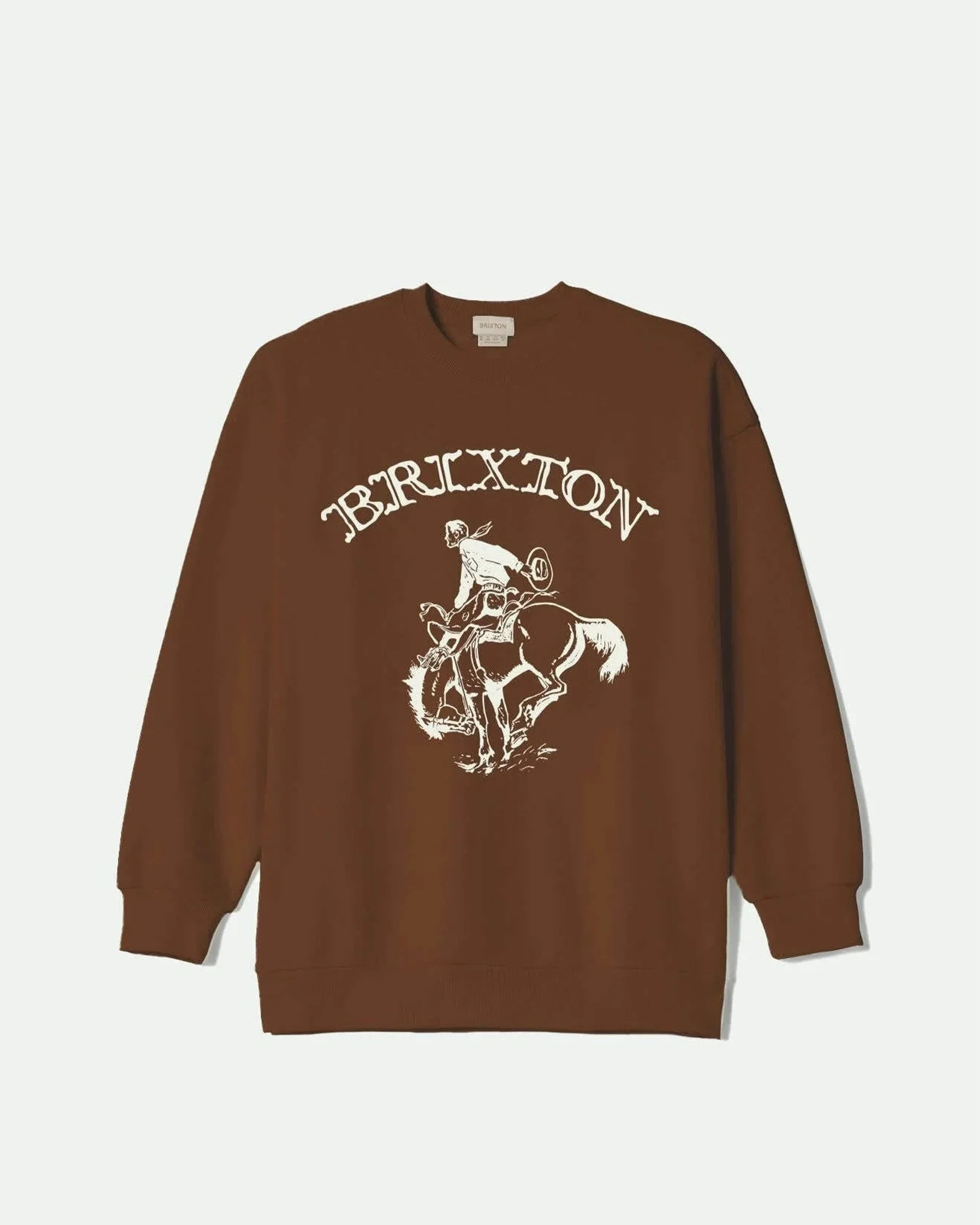 Western Crewneck Sweatshirt - Sepia
