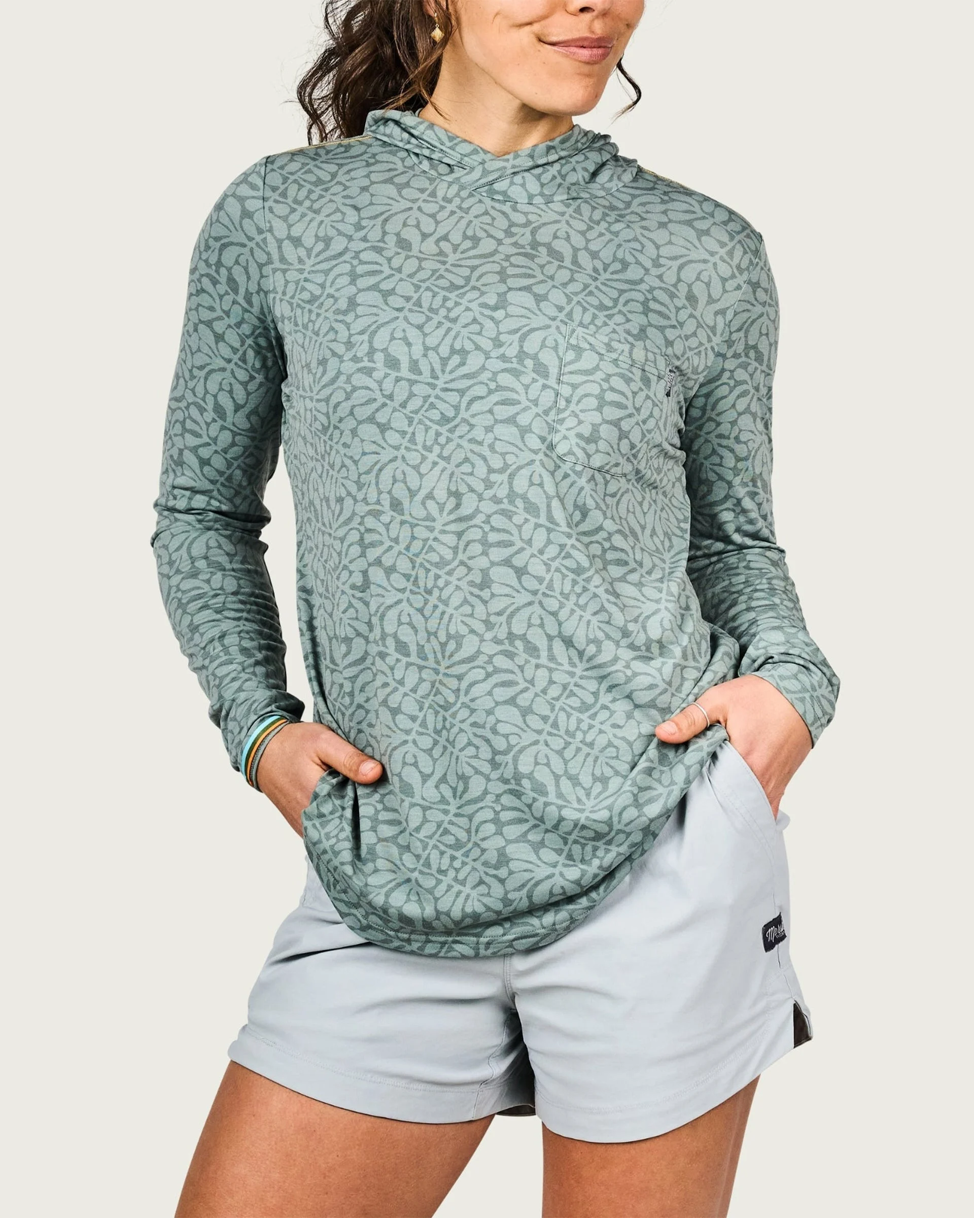 Women's Buxton Tech Hoodie - Lily Pad