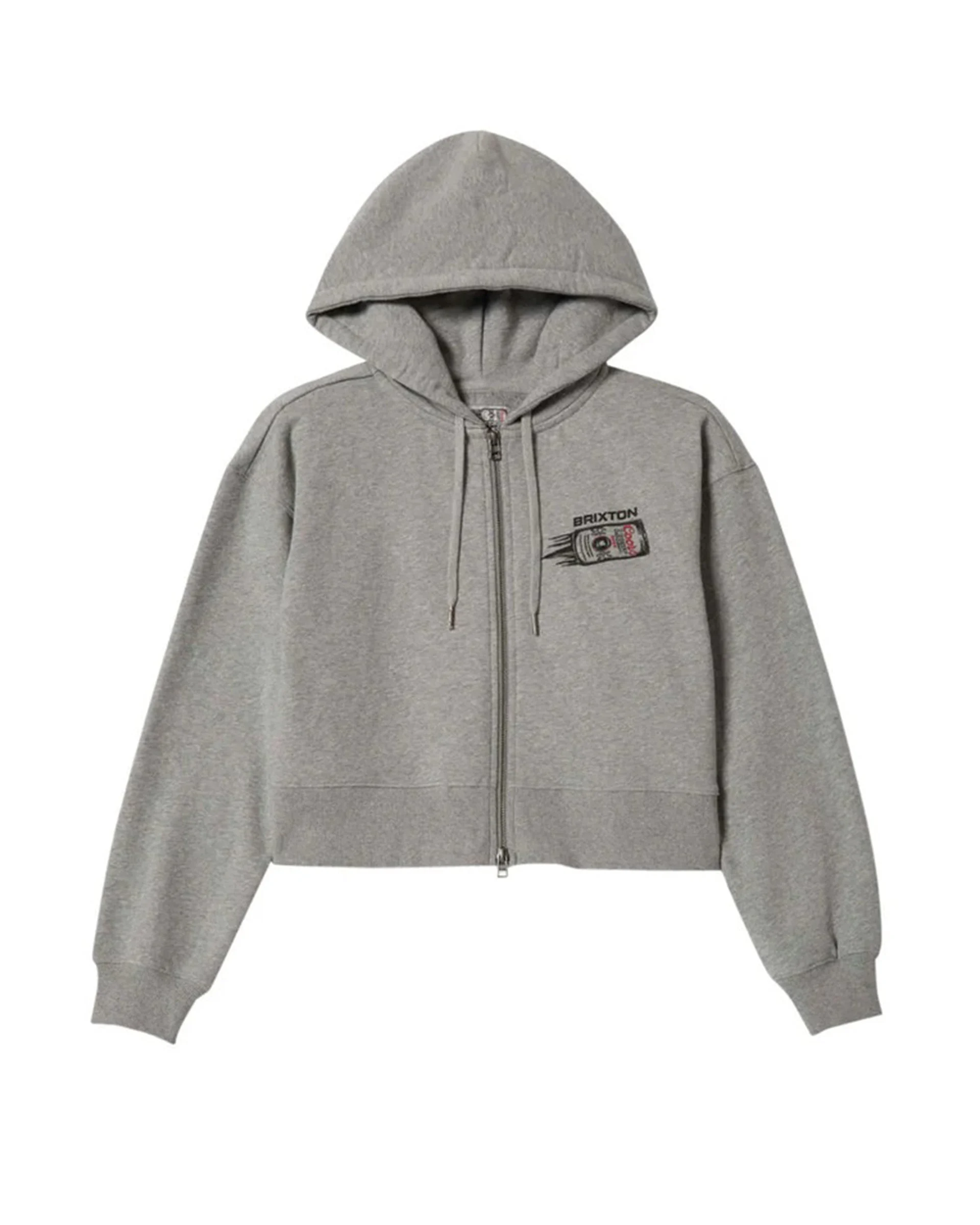 Women's Coors Light Silver Speed Zip-Up Hoodie - Heather Grey