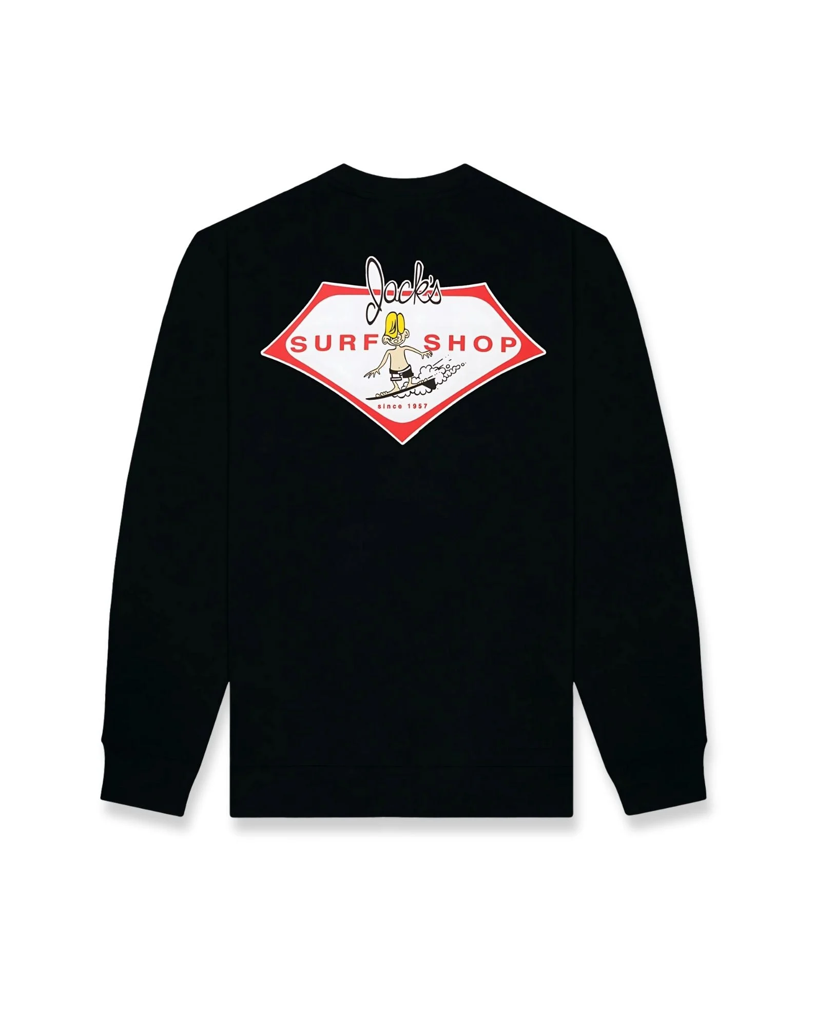 Women's Little Dude Summer Series Crewneck Sweatshirt 26' - Black