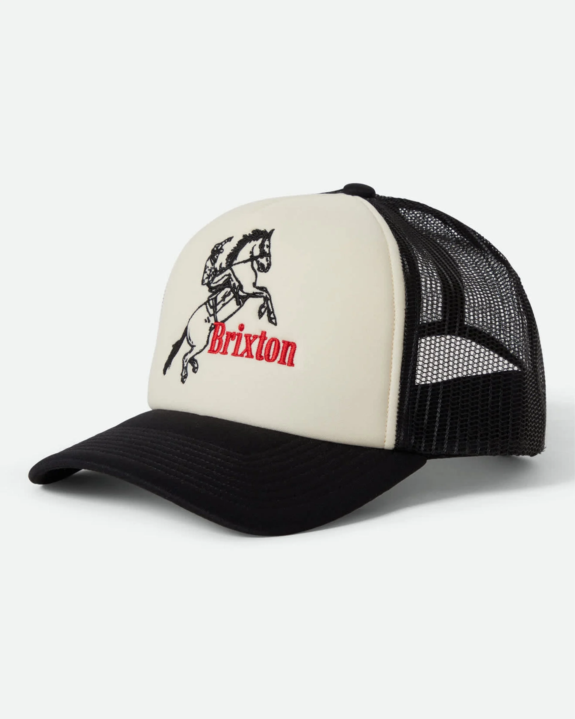 Women's Ranching Club Netplus Trucker Hat - Black/Off White