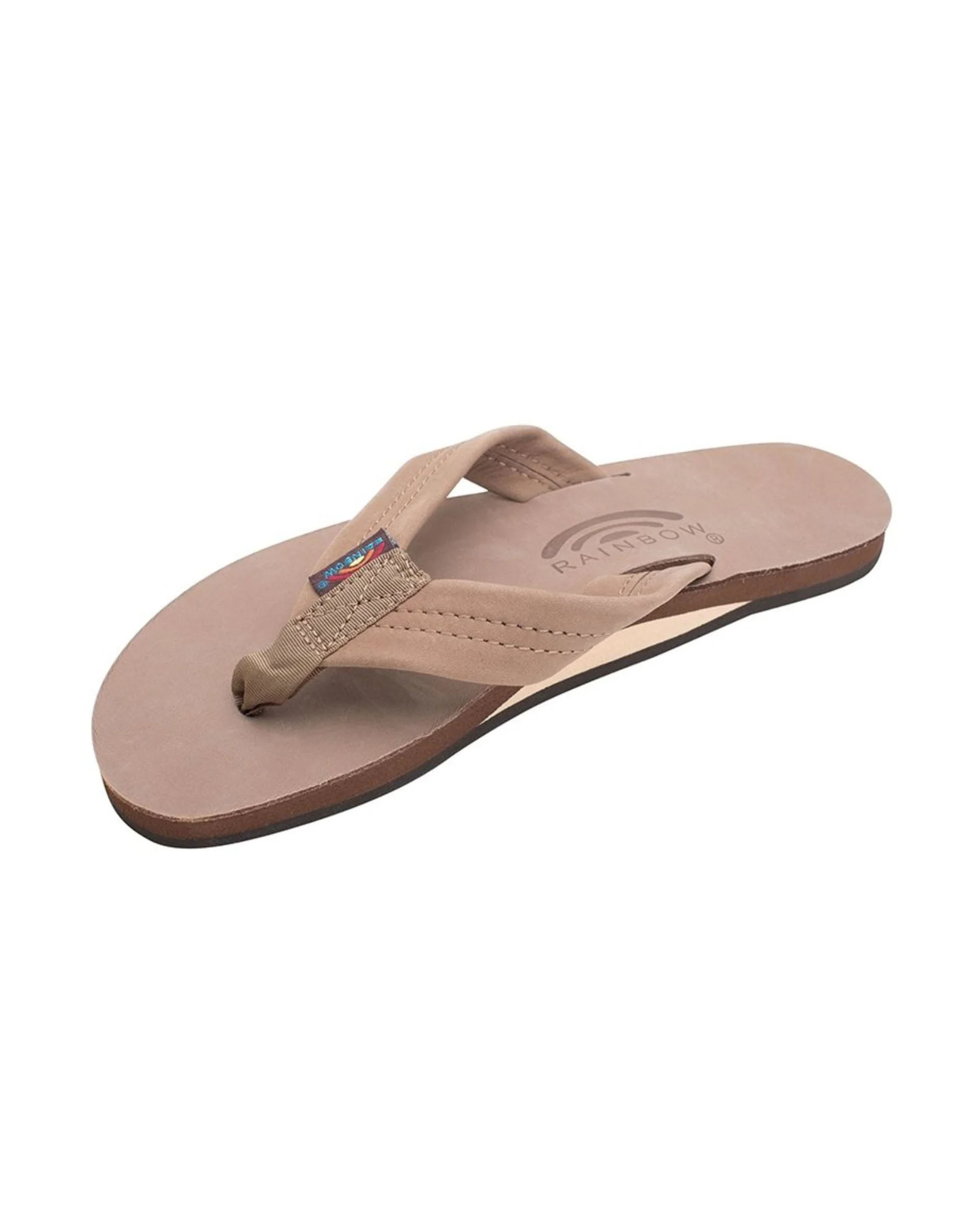 Women's Single Layer Arch Sandals - Dark Brown