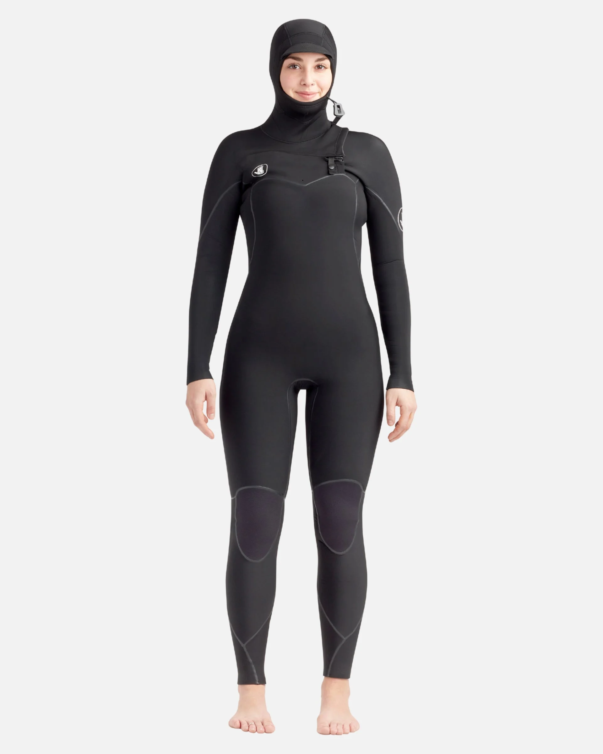 Women's Stellar 5/4/3 Chest-Zip Hooded Fullsuit