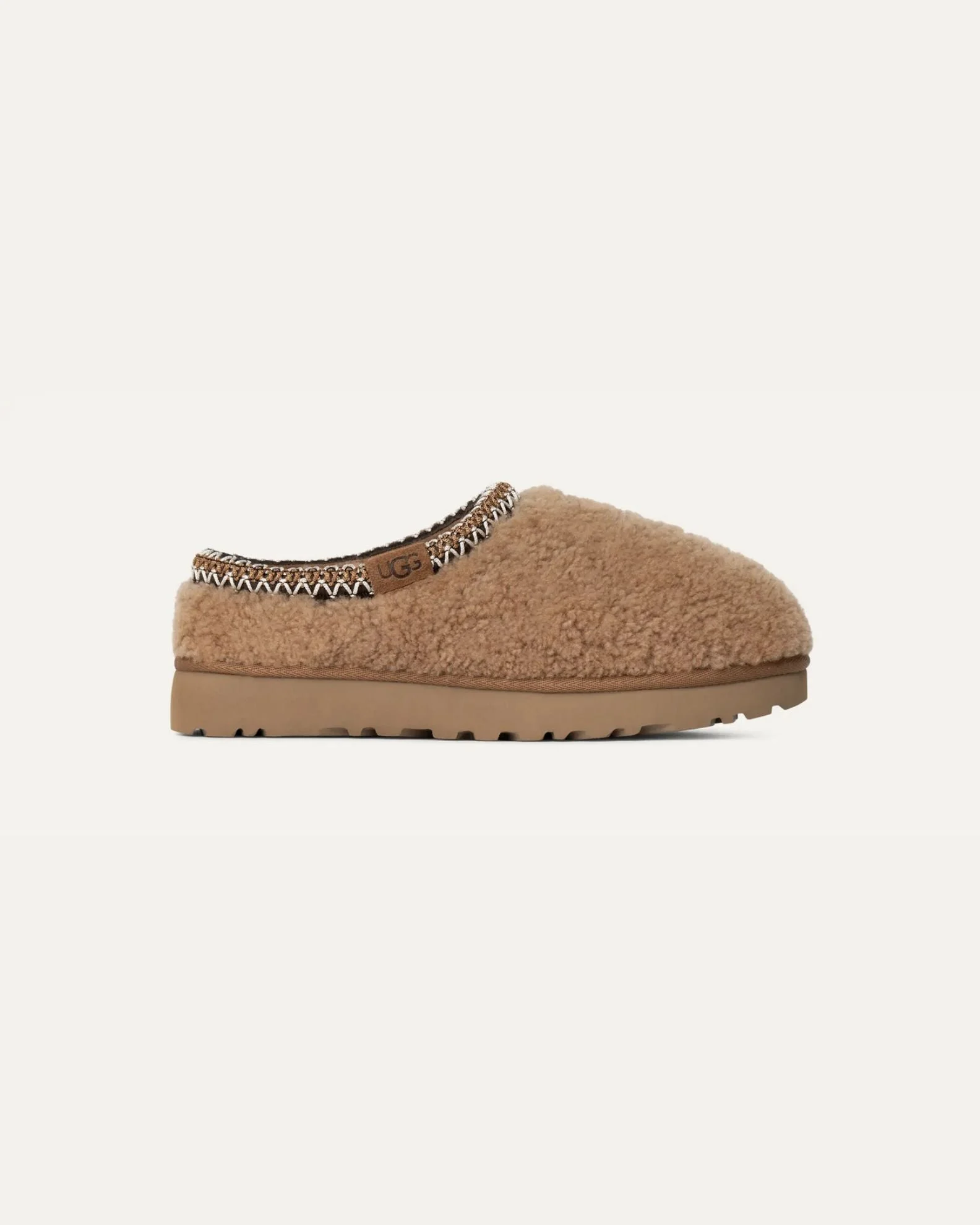 Women's Tasman Maxi Curly Slippers - Chestnut