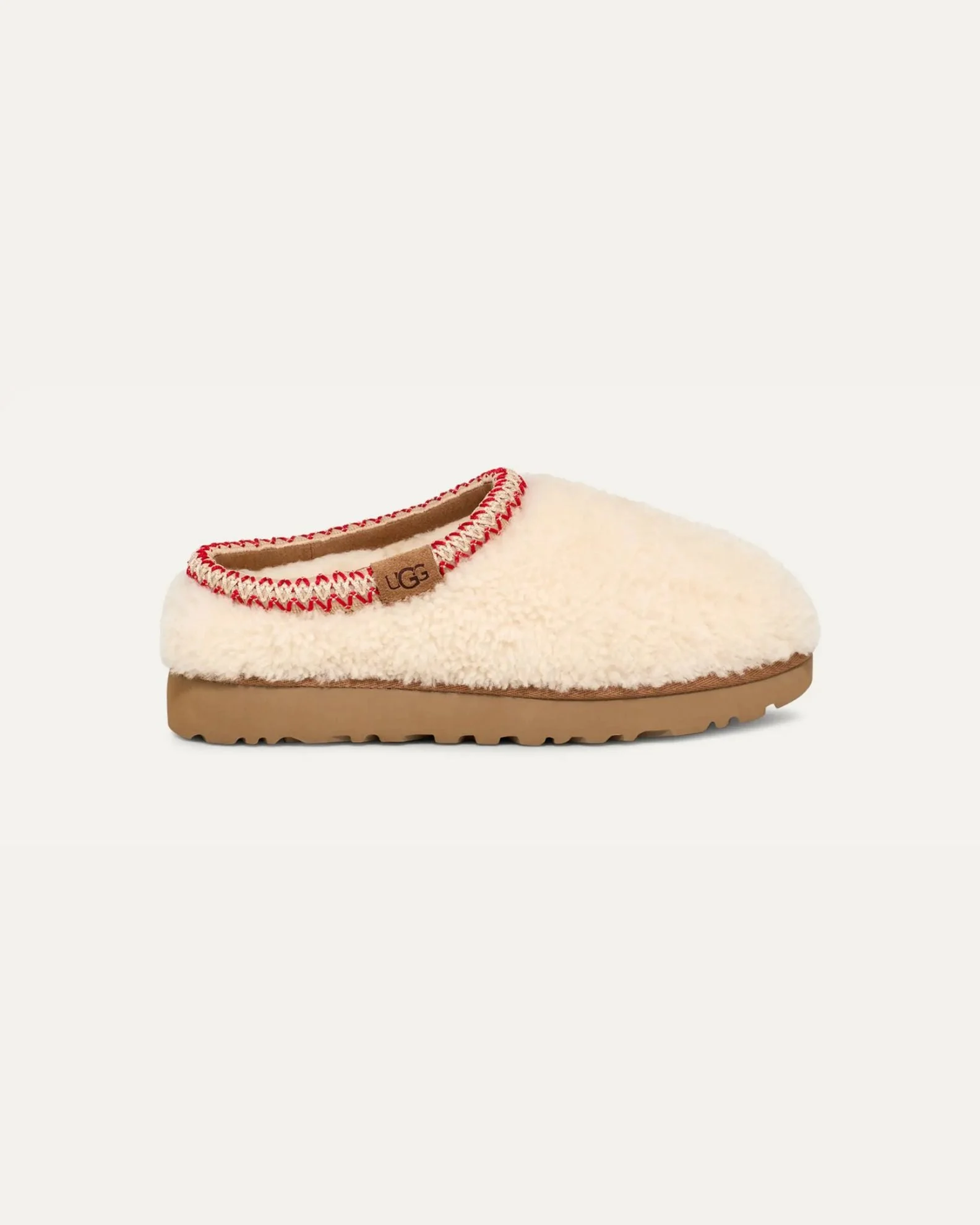 Women's Tasman Maxi Curly Slippers - Natural