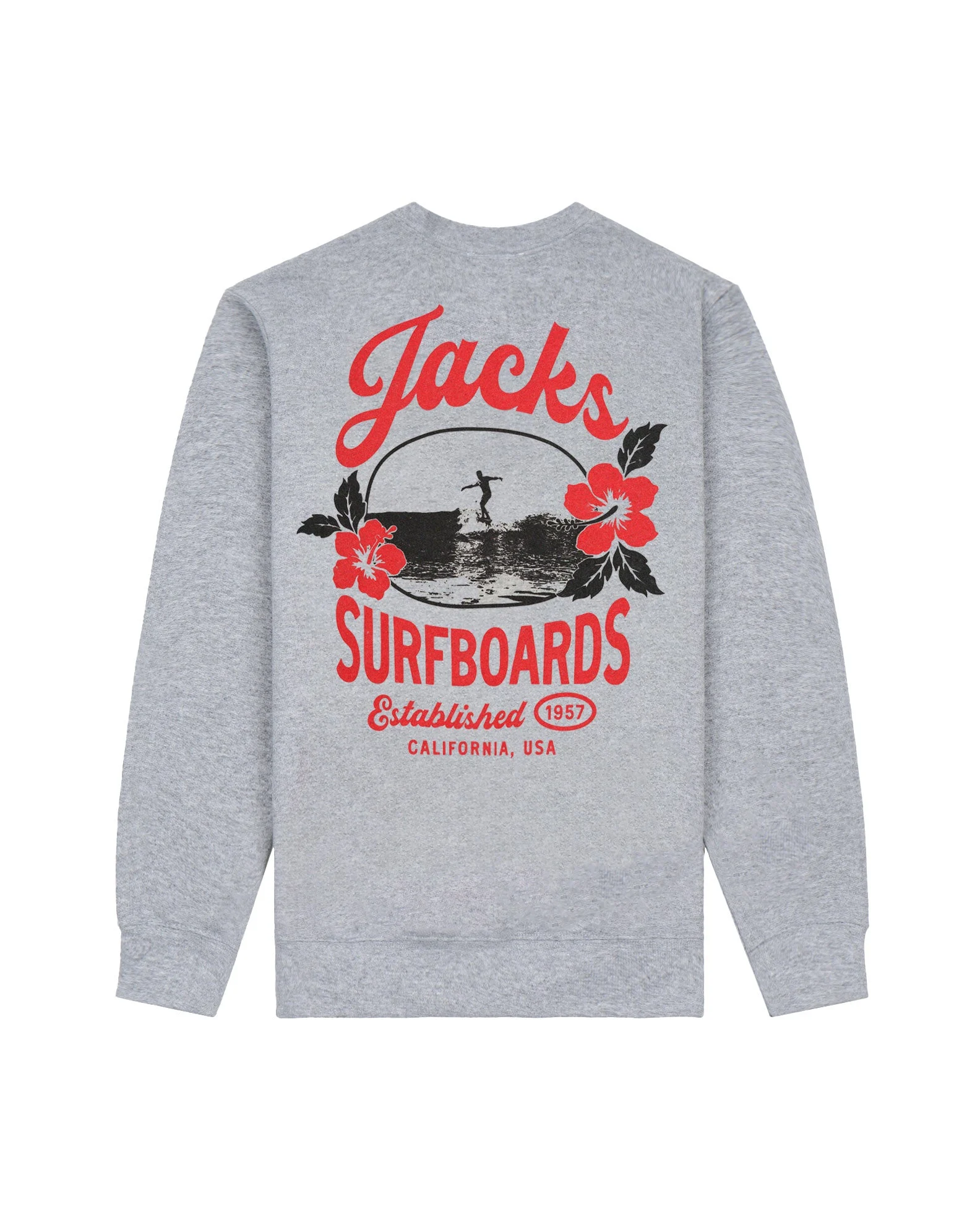 Women's Tip Toe Summer Series Crewneck Sweatshirt 26' - Heather Grey