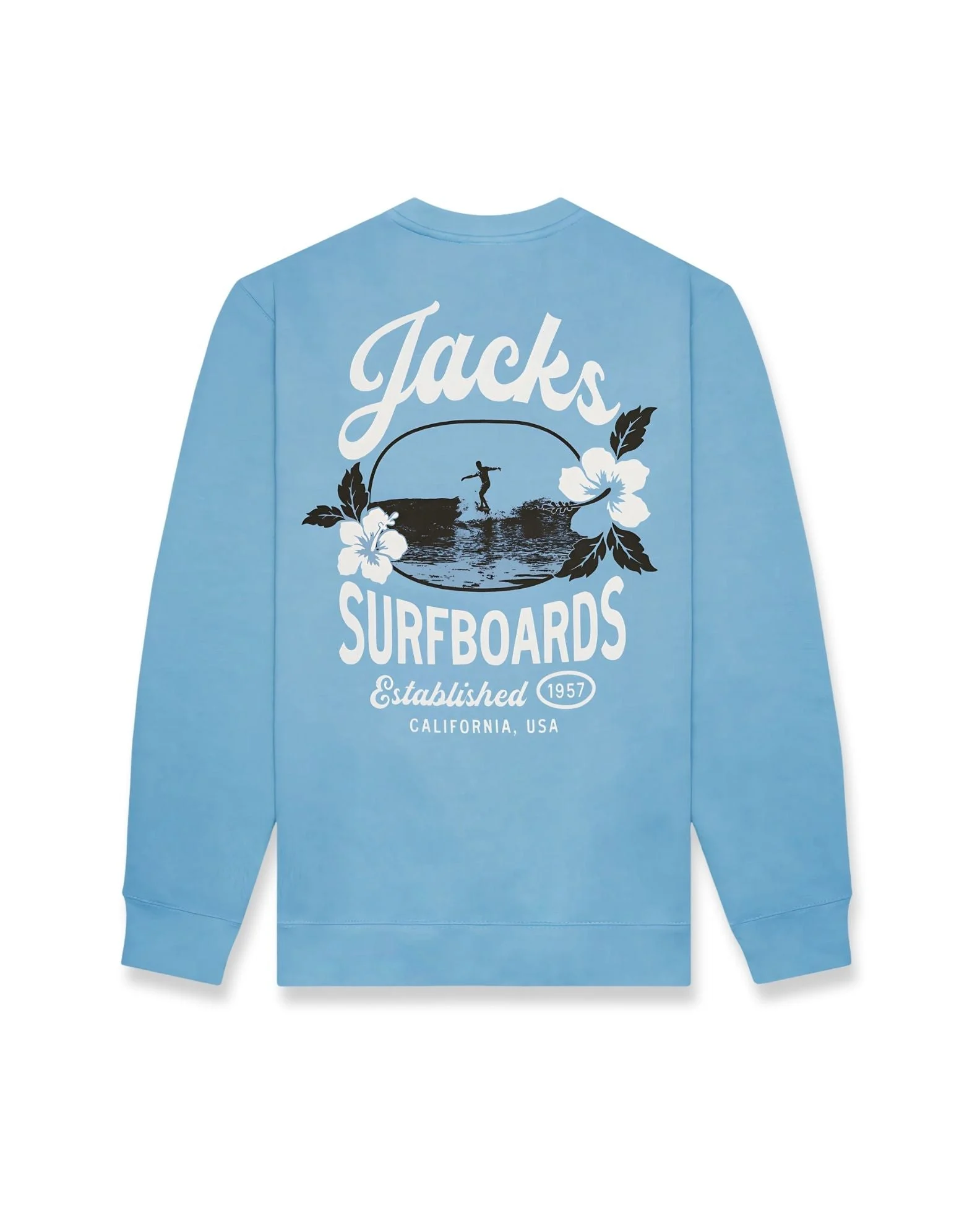 Women's Tip Toe Summer Series Crewneck Sweatshirt 26'- Light Blue