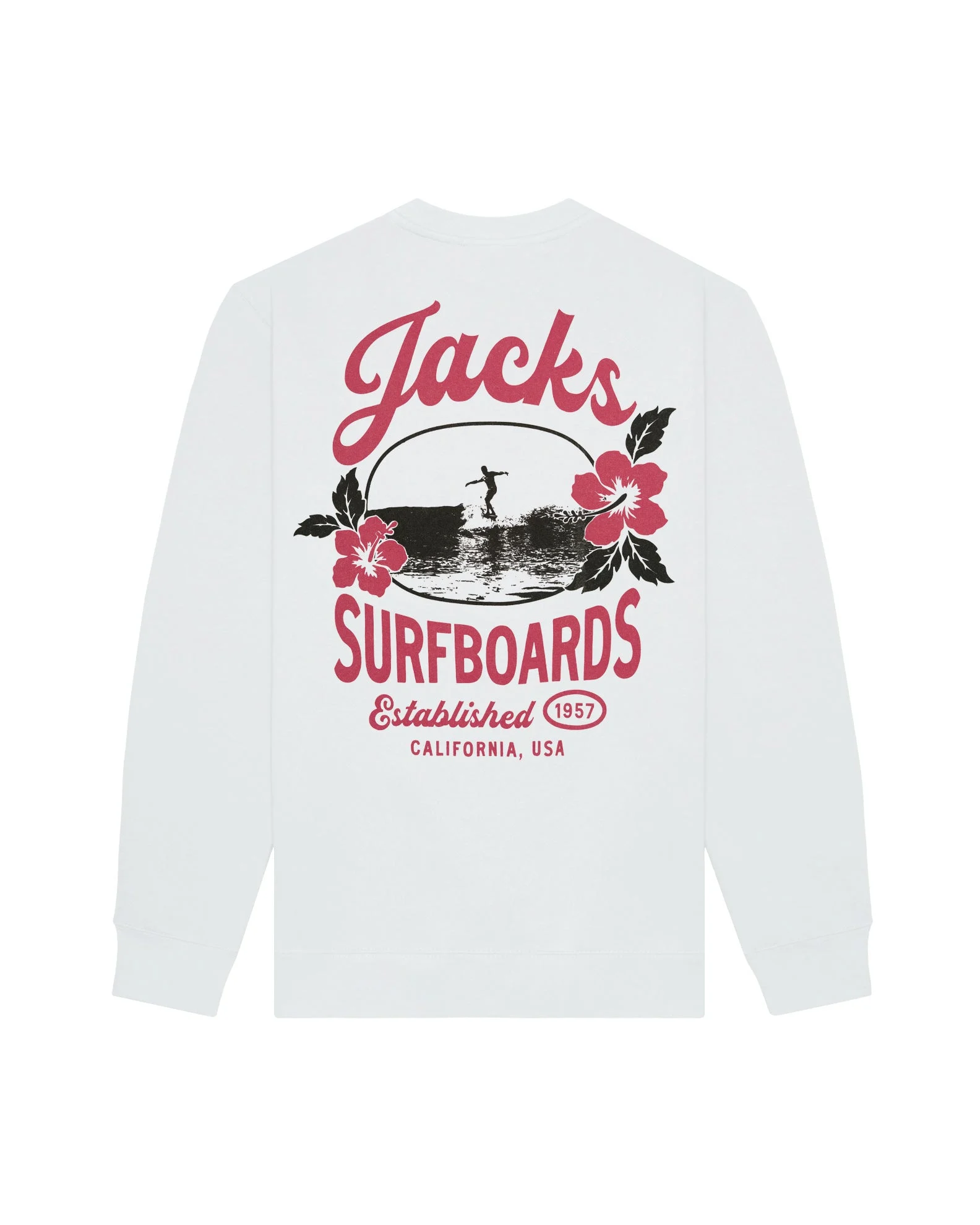 Women's Tip Toe Summer Series Crewneck Sweatshirt 26' - White