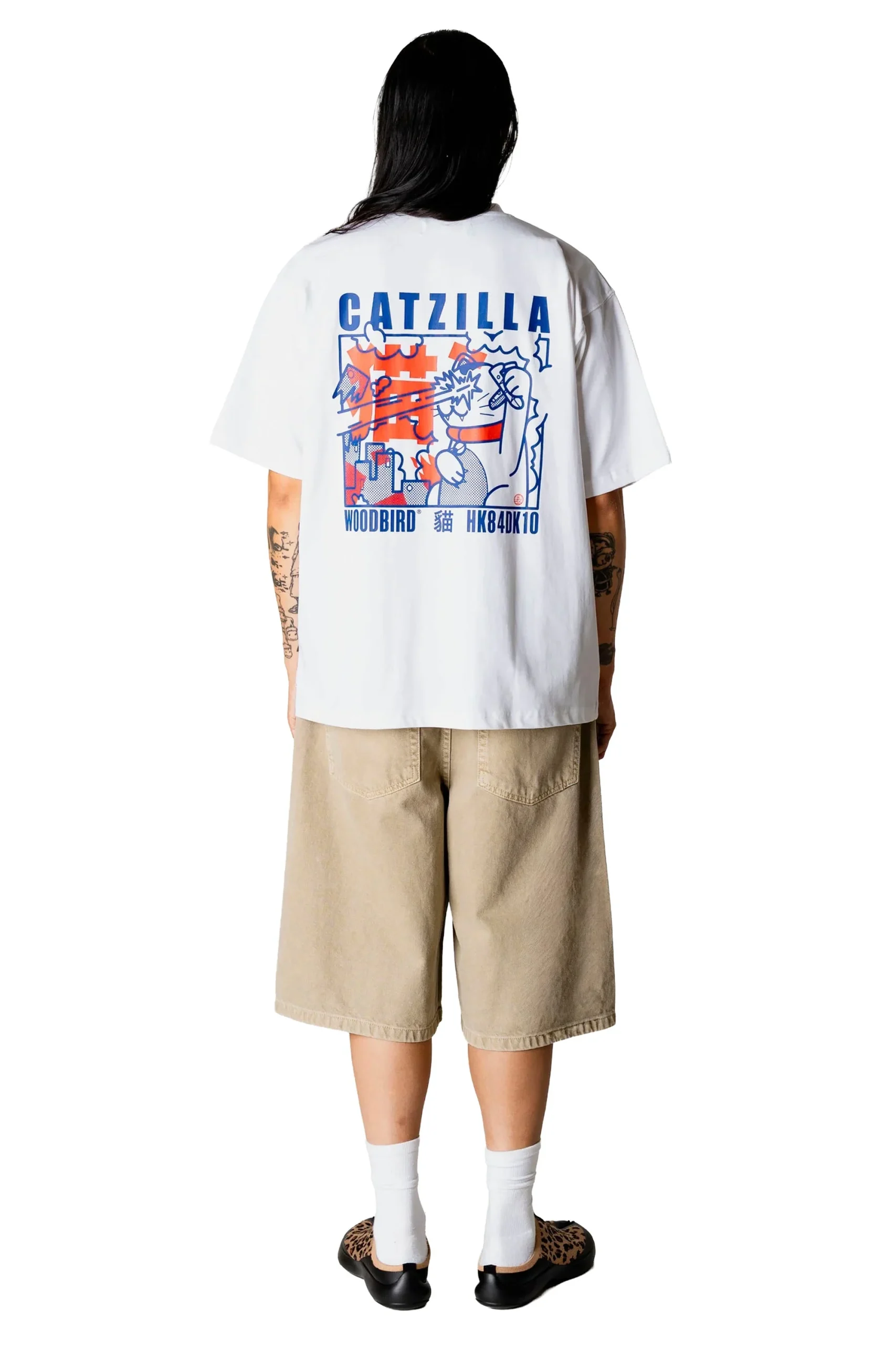 WOODBIRD - WBBAINE ZILLA TEE - WHITE