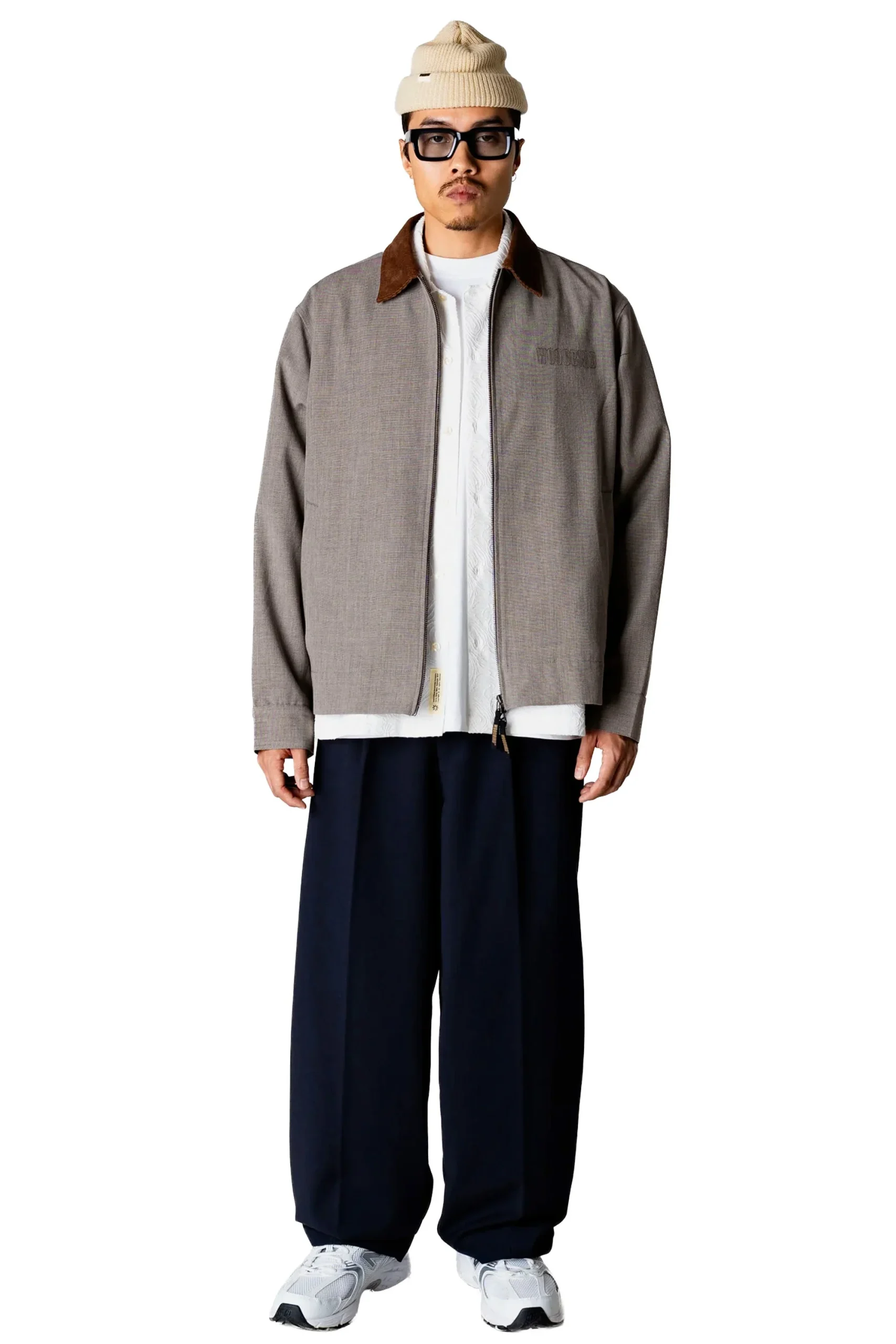WOODBIRD - WBPON GUAN WORK JACKET - SAND MELANGE