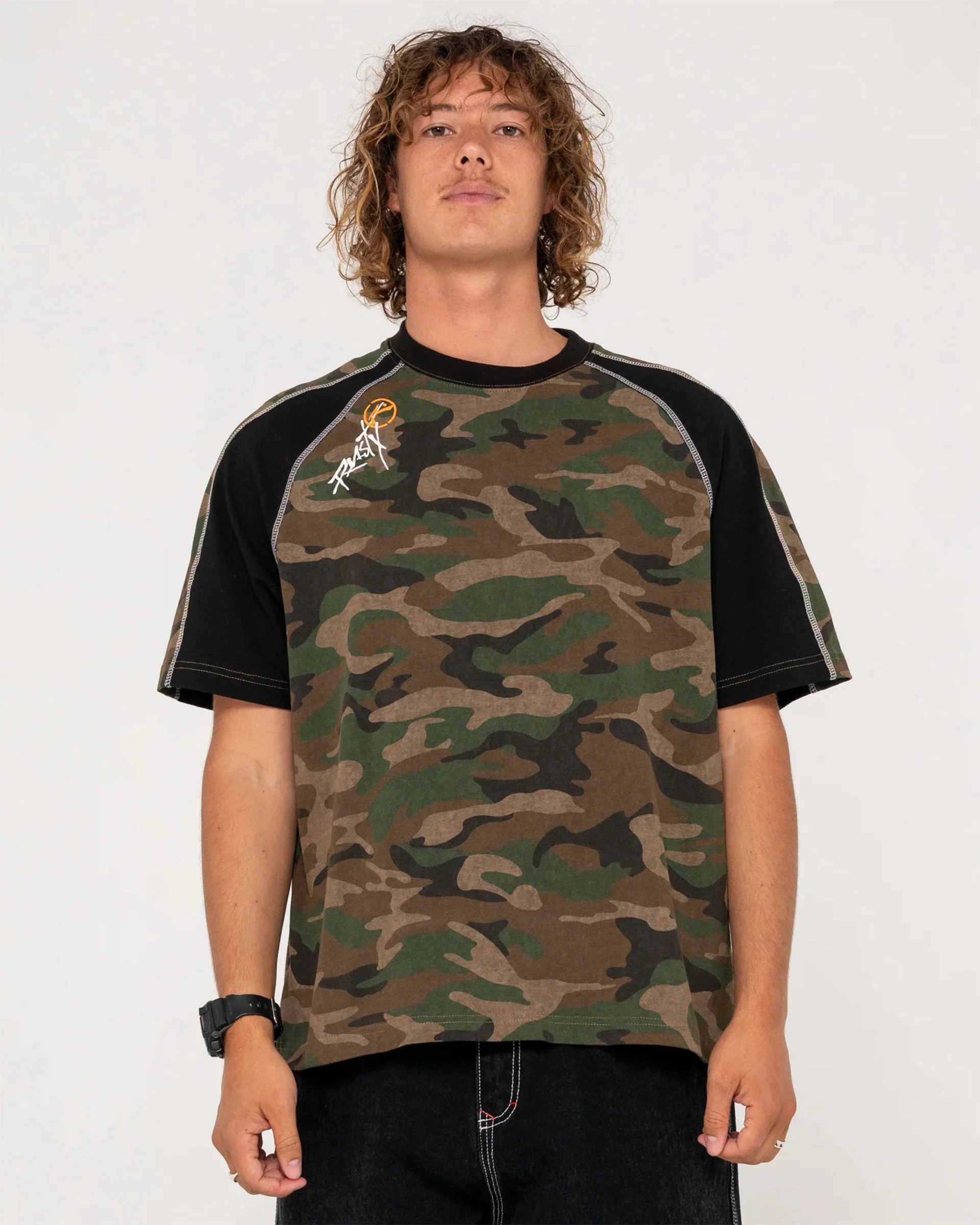 Woof Raglan S/S T-Shirt - Camo