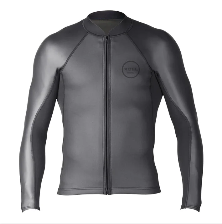 Xcel Axis Sharkskin L/S Front Zip Jacket 2/1mm